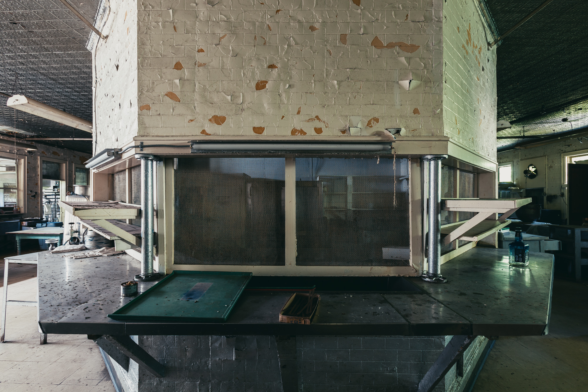 Kitchen at the Adler Hotel.