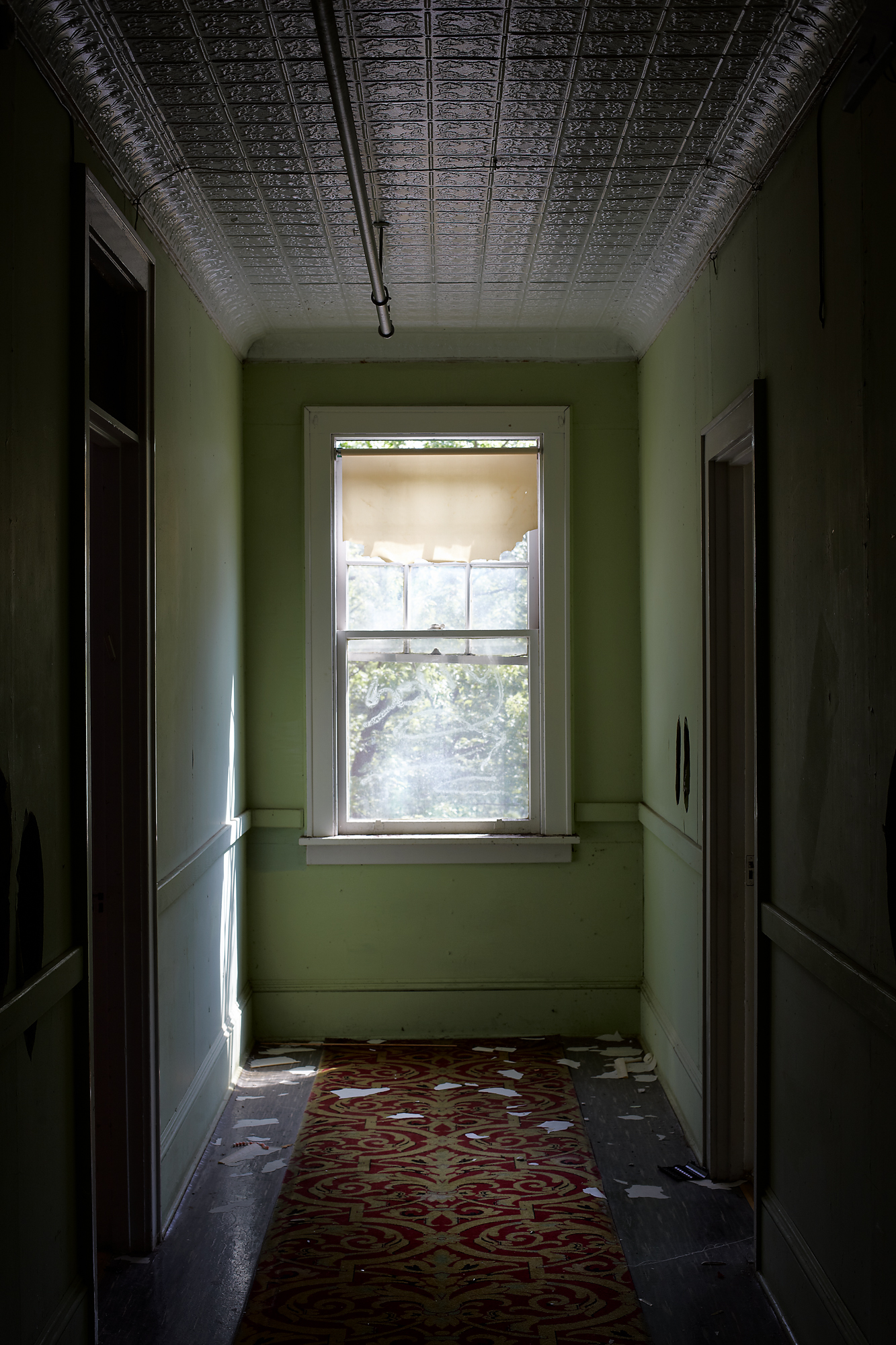 Hallway at the Adler Hotel.