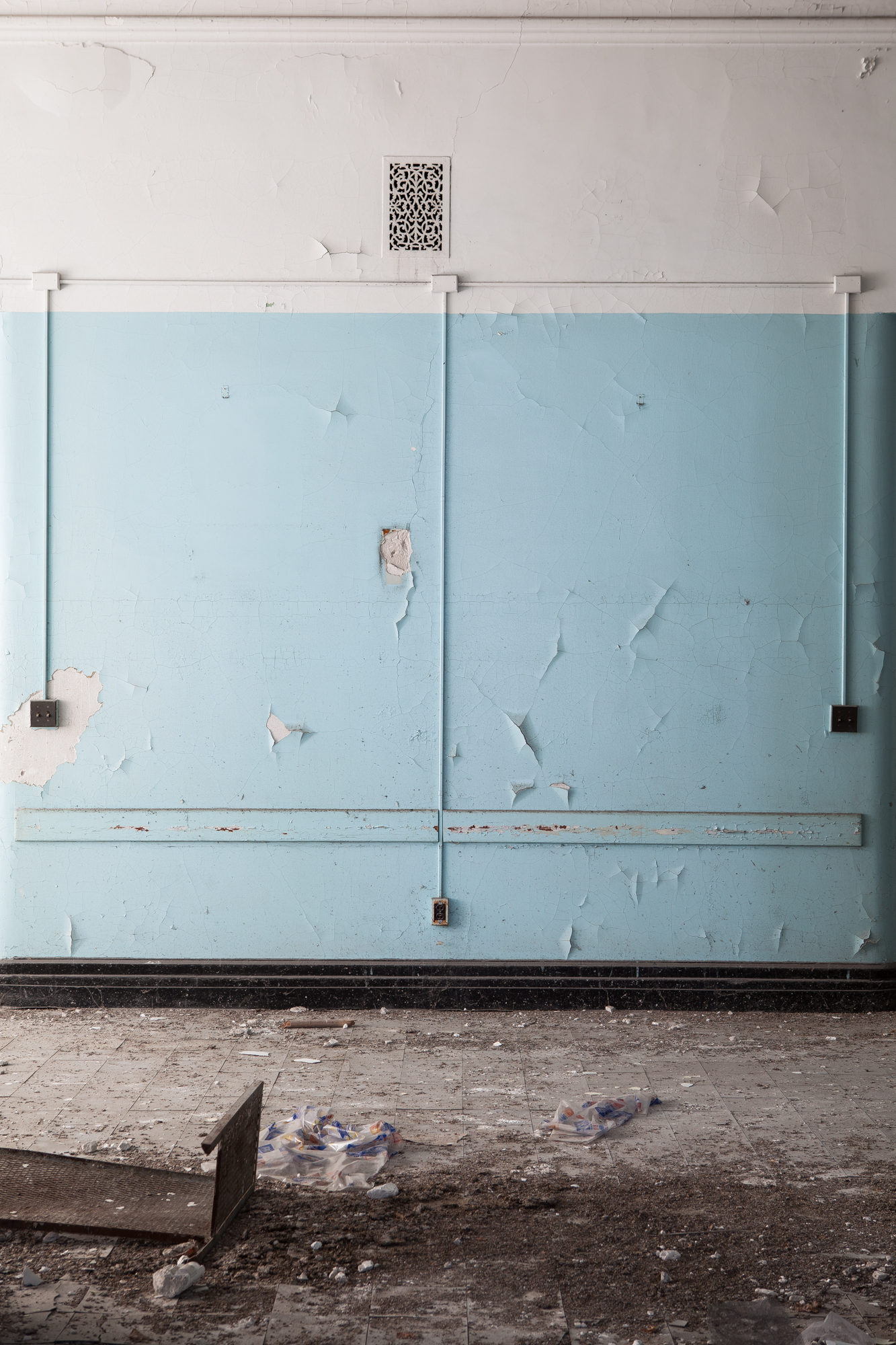 Electrical outlets at Buffalo State Hospital