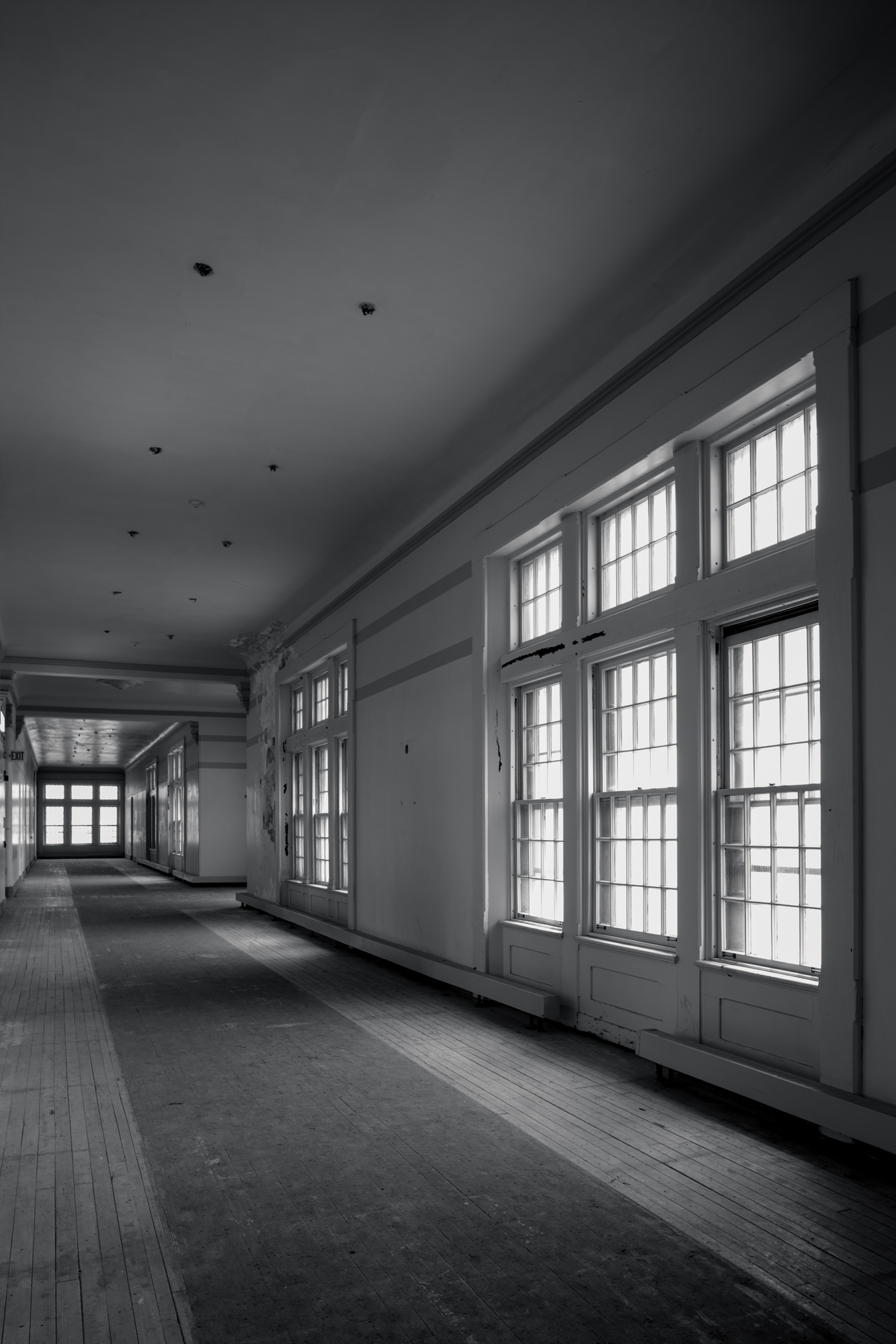 Hall at Buffalo State Hospital
