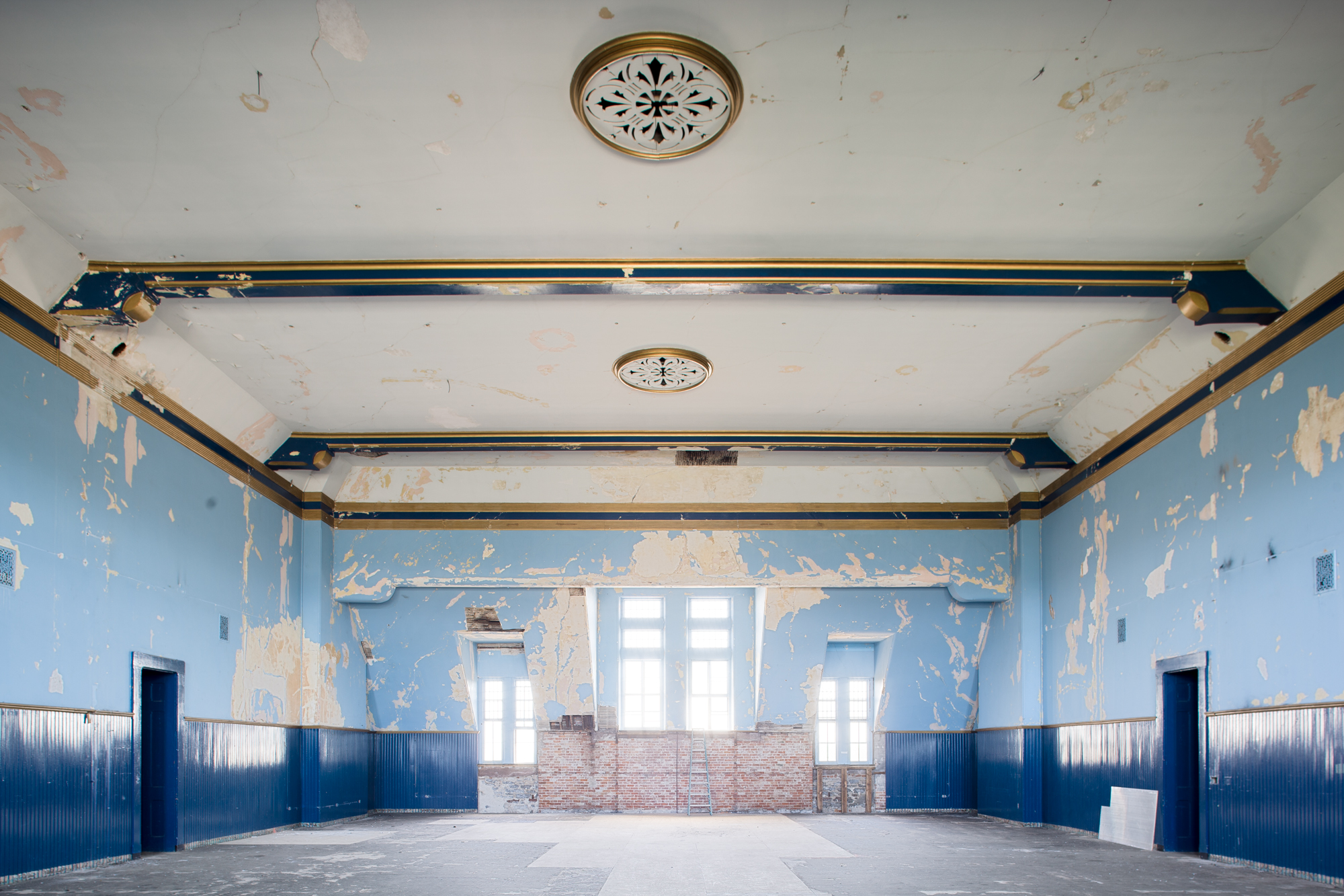 Theater at Buffalo State Hospital.