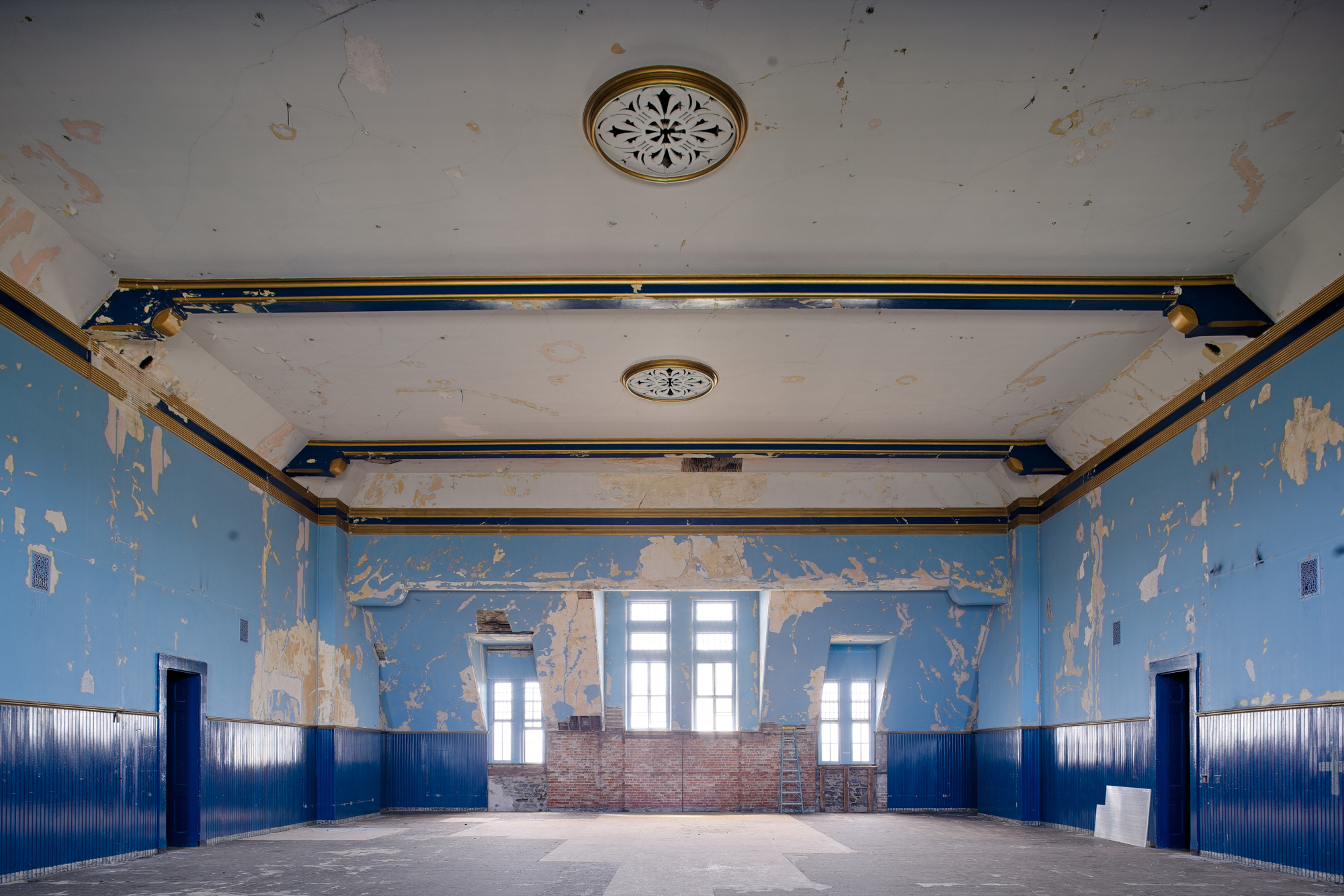 Auditorium at Buffalo State Hospital
