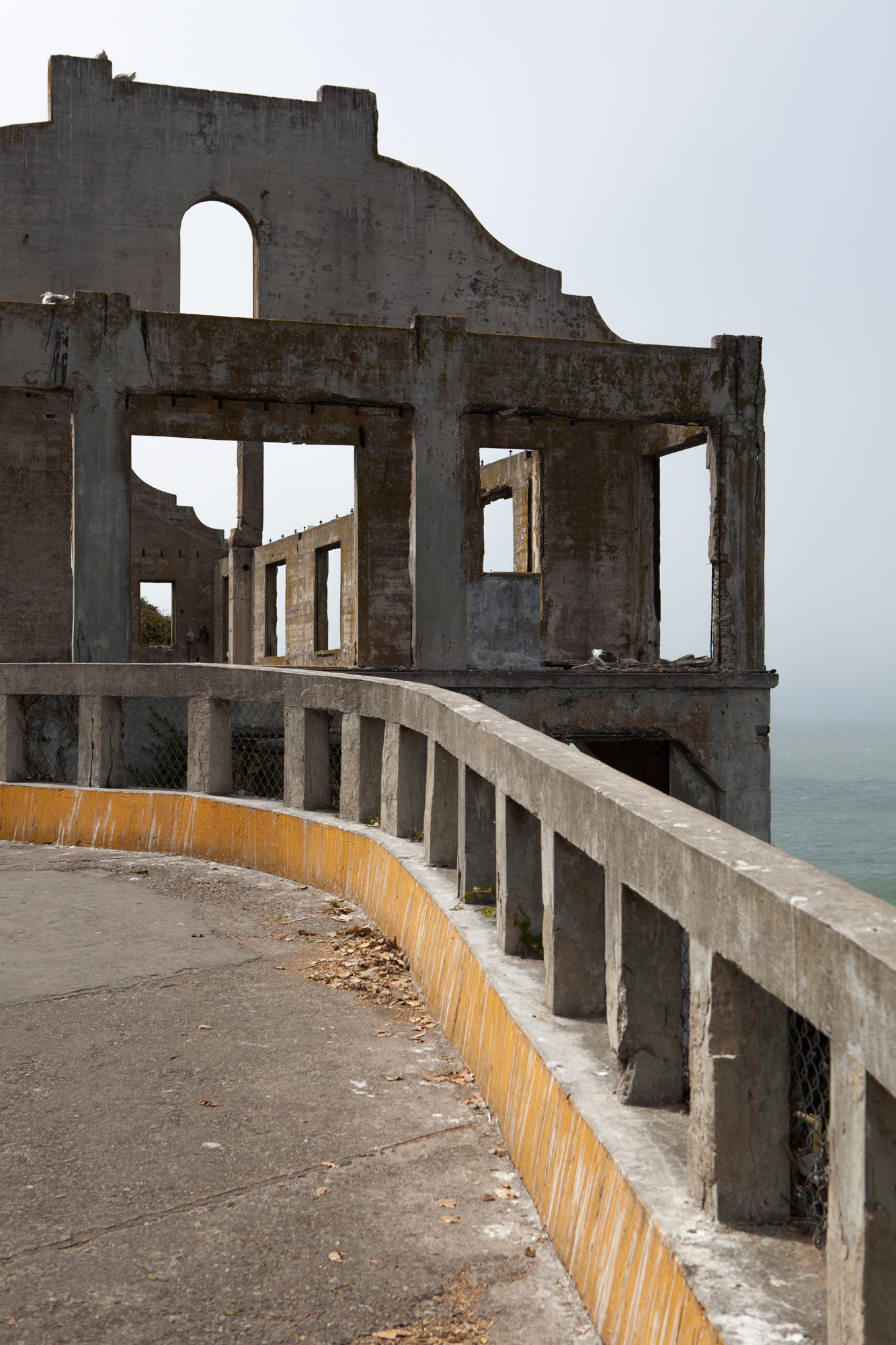 Ruins at Alcatraz Federal Penitentiary