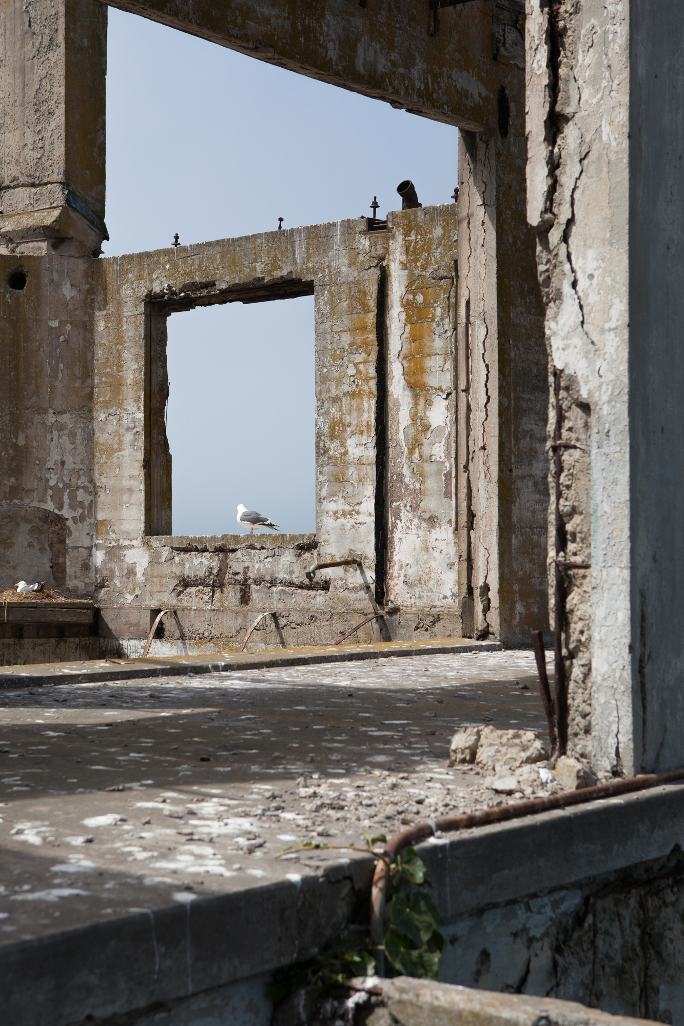Ruins at Alcatraz Federal Penitentiary