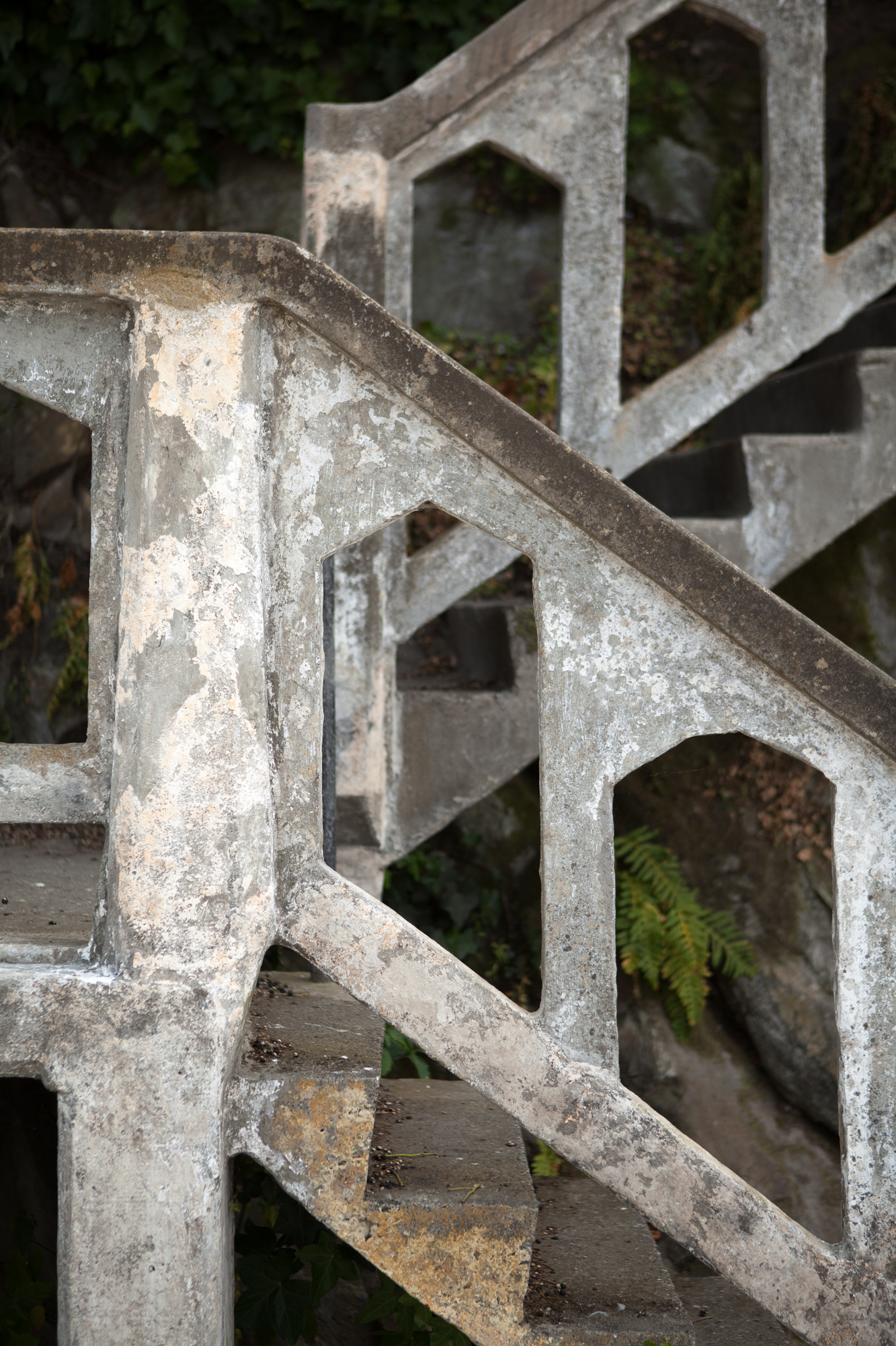Stairs at at Alcatraz Federal Penitentiary