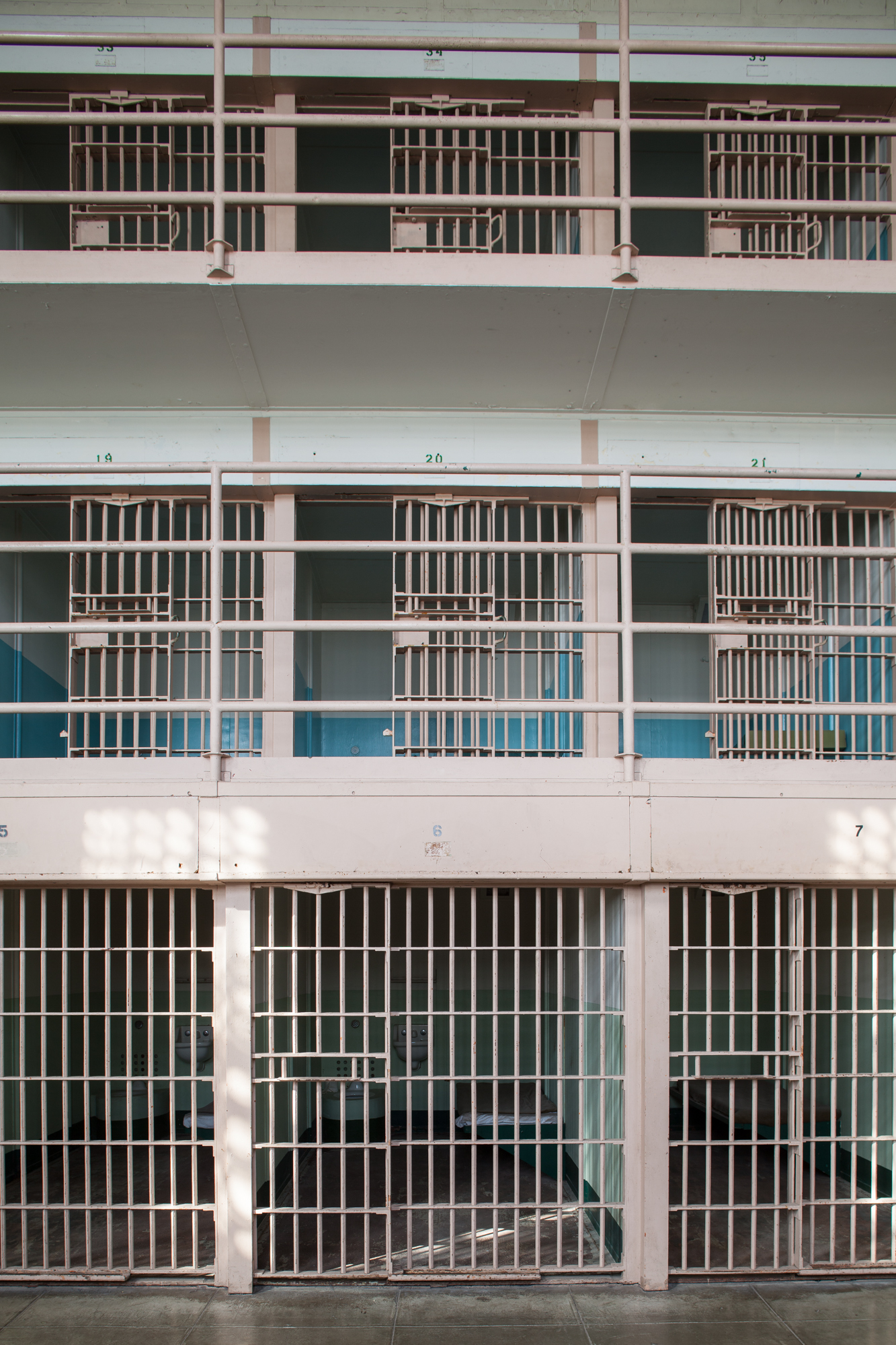 Cellblocks at Alcatraz Federal Penitentiary