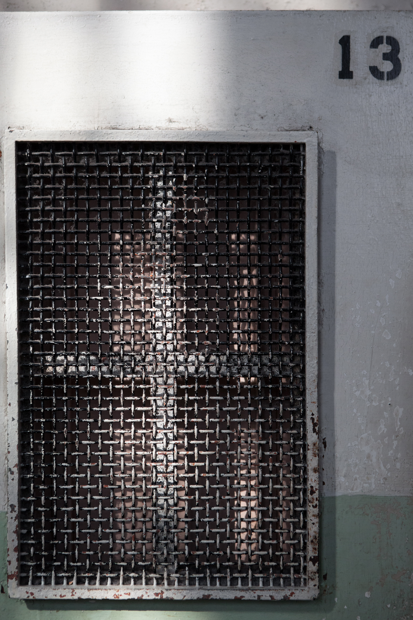 Segregation cell 13 at Alcatraz Federal Penitentiary