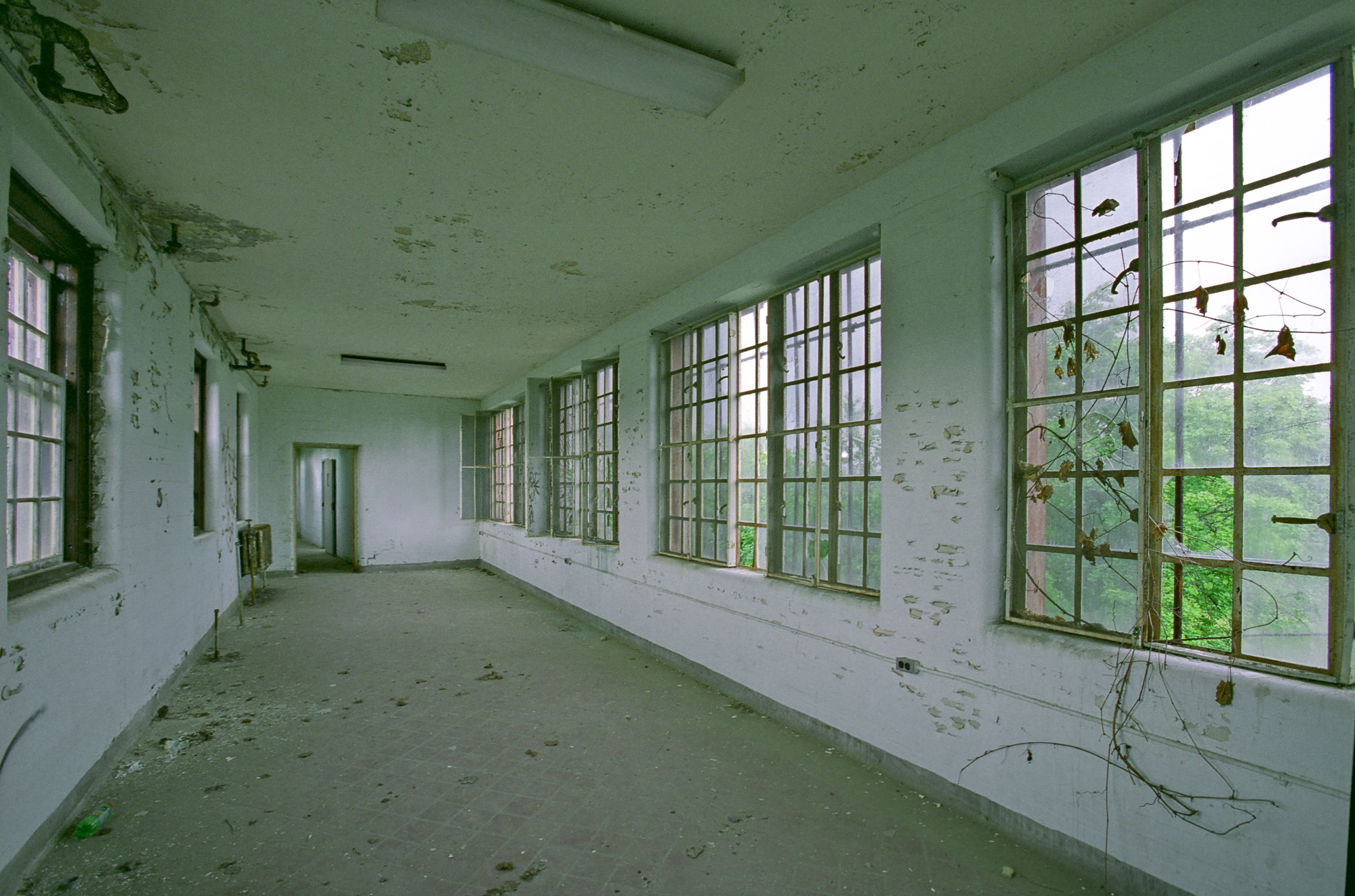 Hallway in the Memorial Complex of Northampton State Hospital