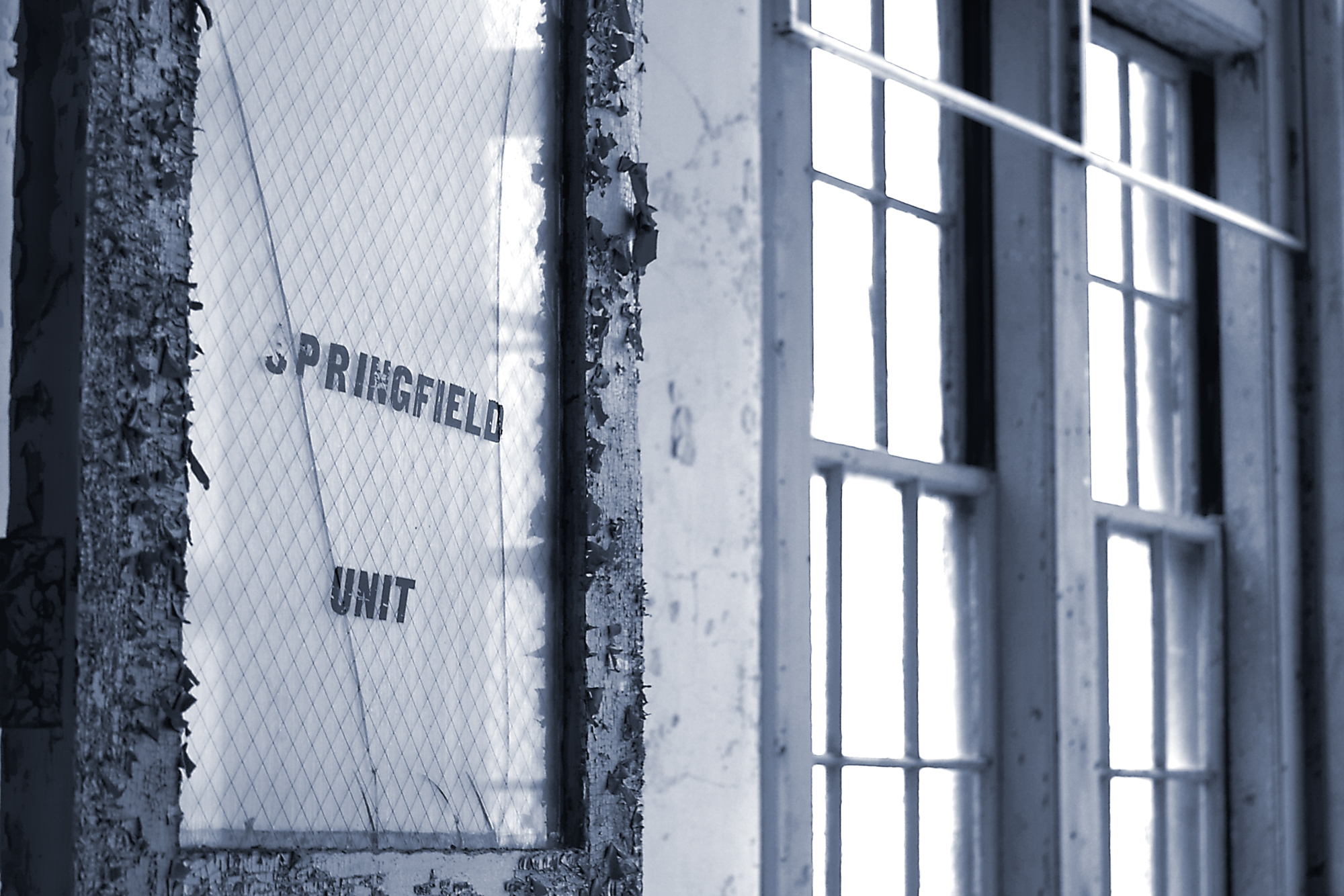 Door to the Springfield Unit at Northampton State Hospital