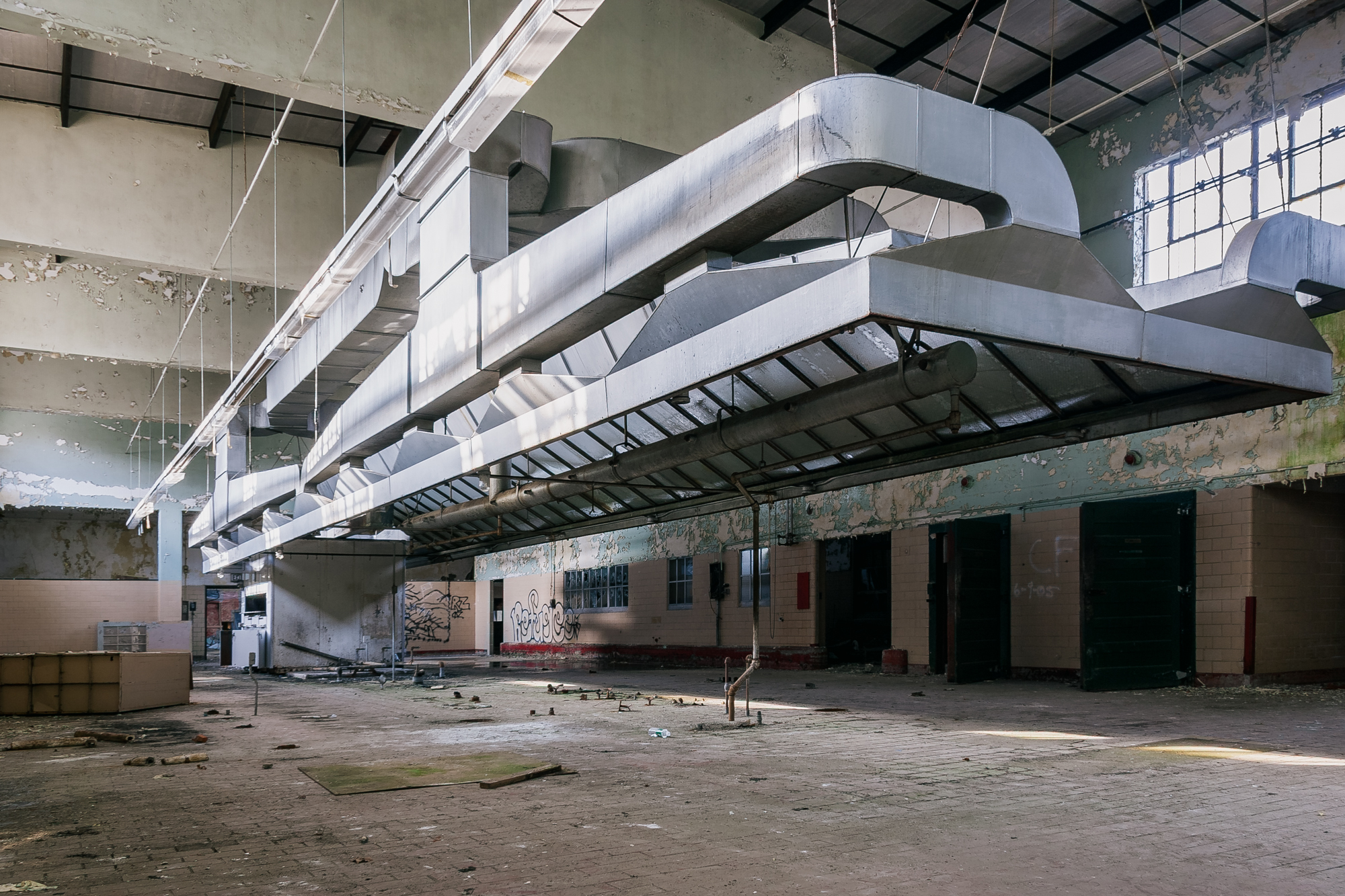 Industrial kitchen at Northampton State Hospital