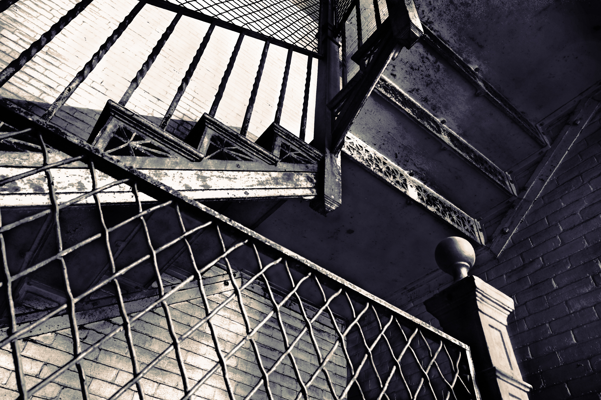 Stairway at Northampton State Hospital
