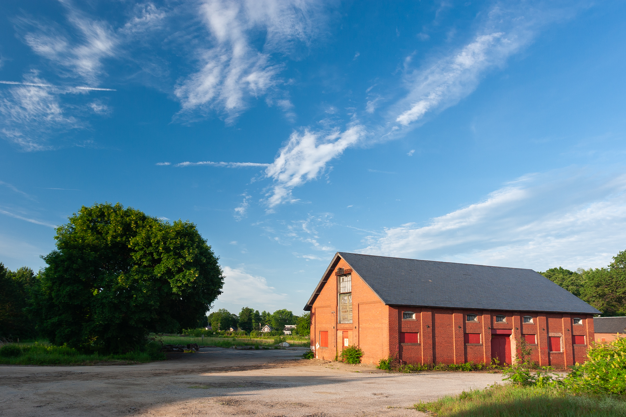Horse barn and grounds shop at Northampton State Hospital