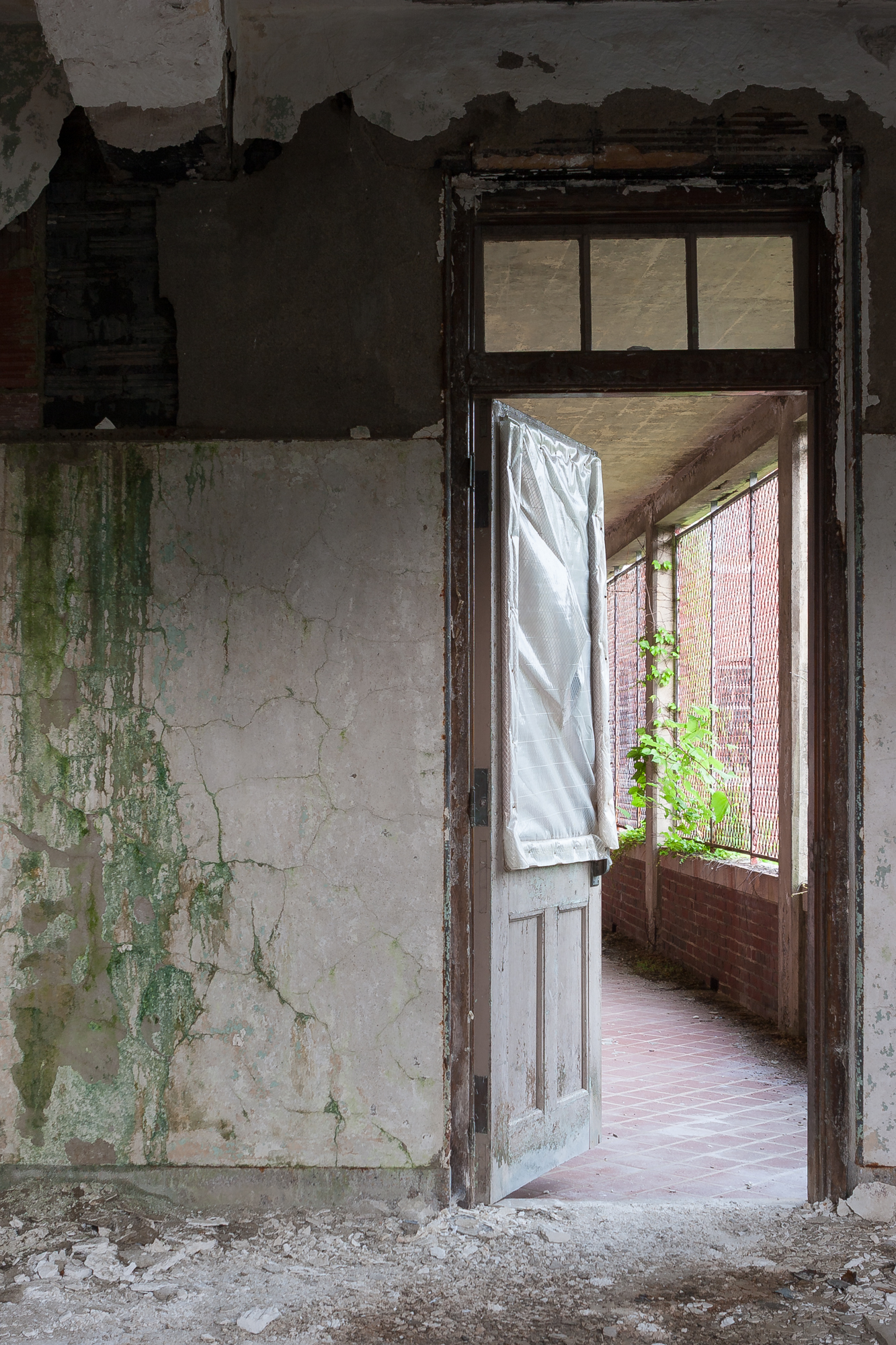 Door in the Memorial Complex of Northampton State Hospital