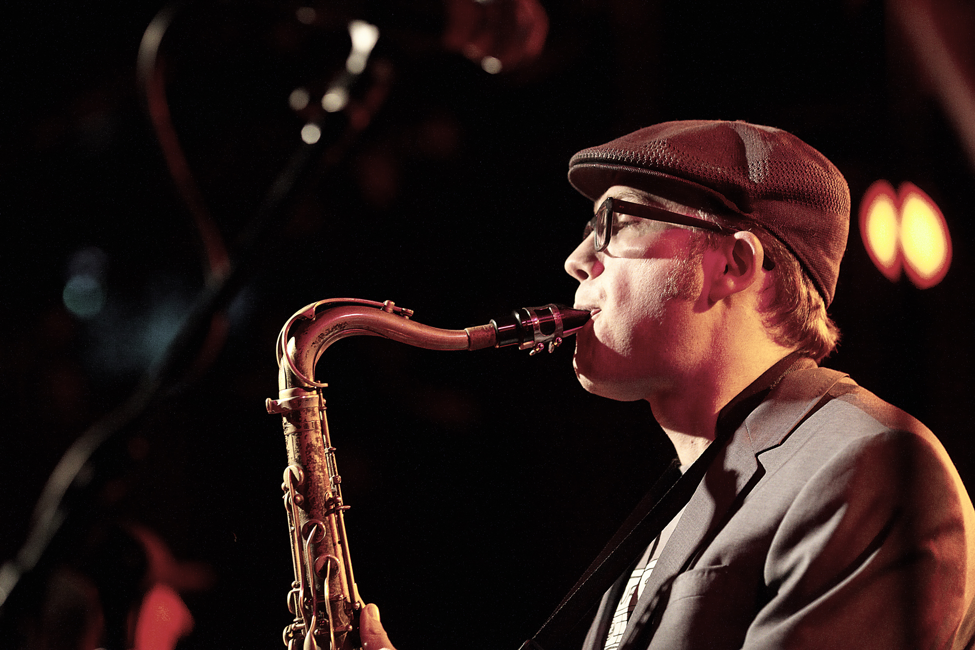 Saxophone player for Easy Star Allstars at the Paradise Rock Club in Boston, MA.