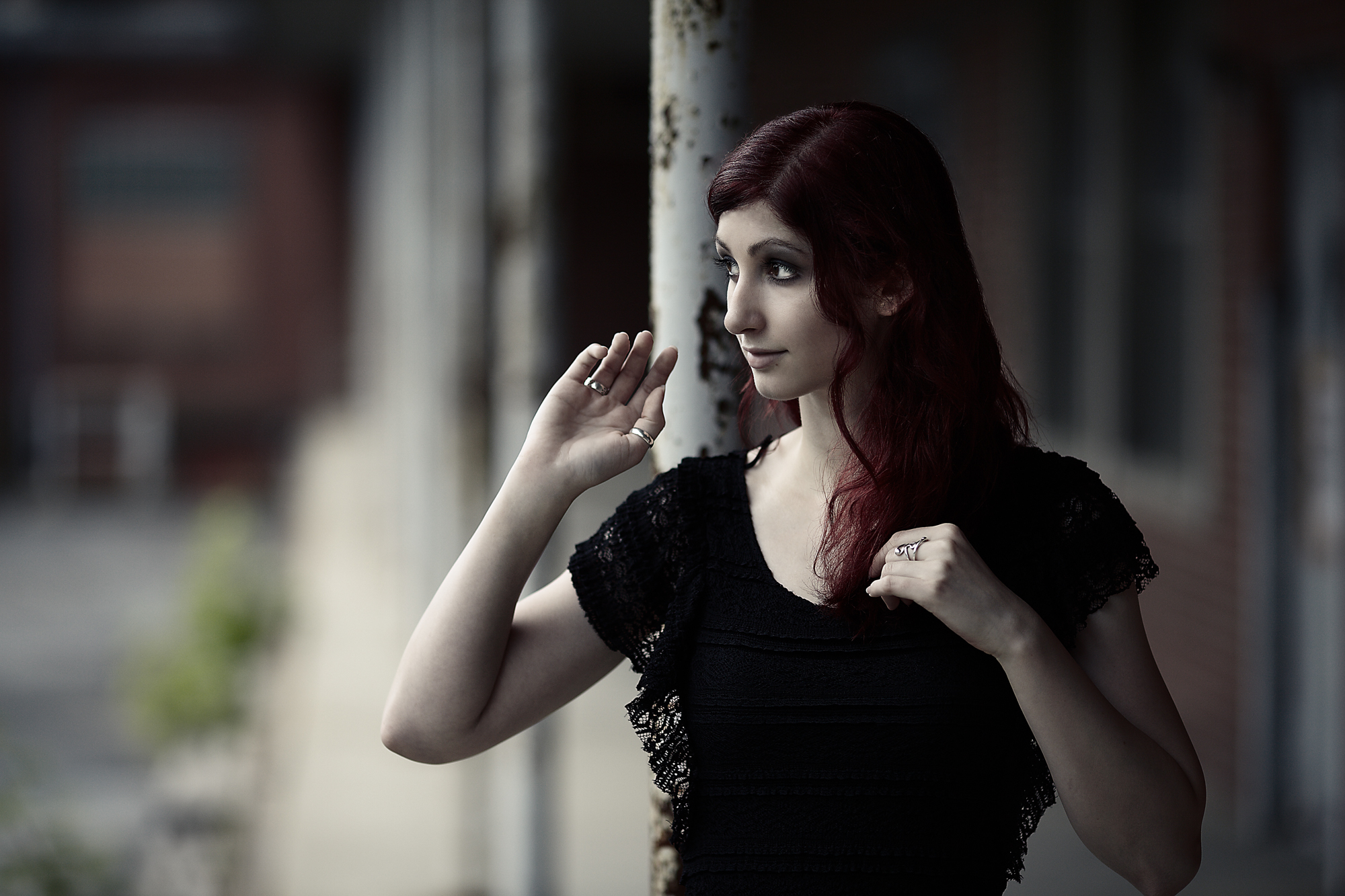Model Geena at Medfield State Hospital