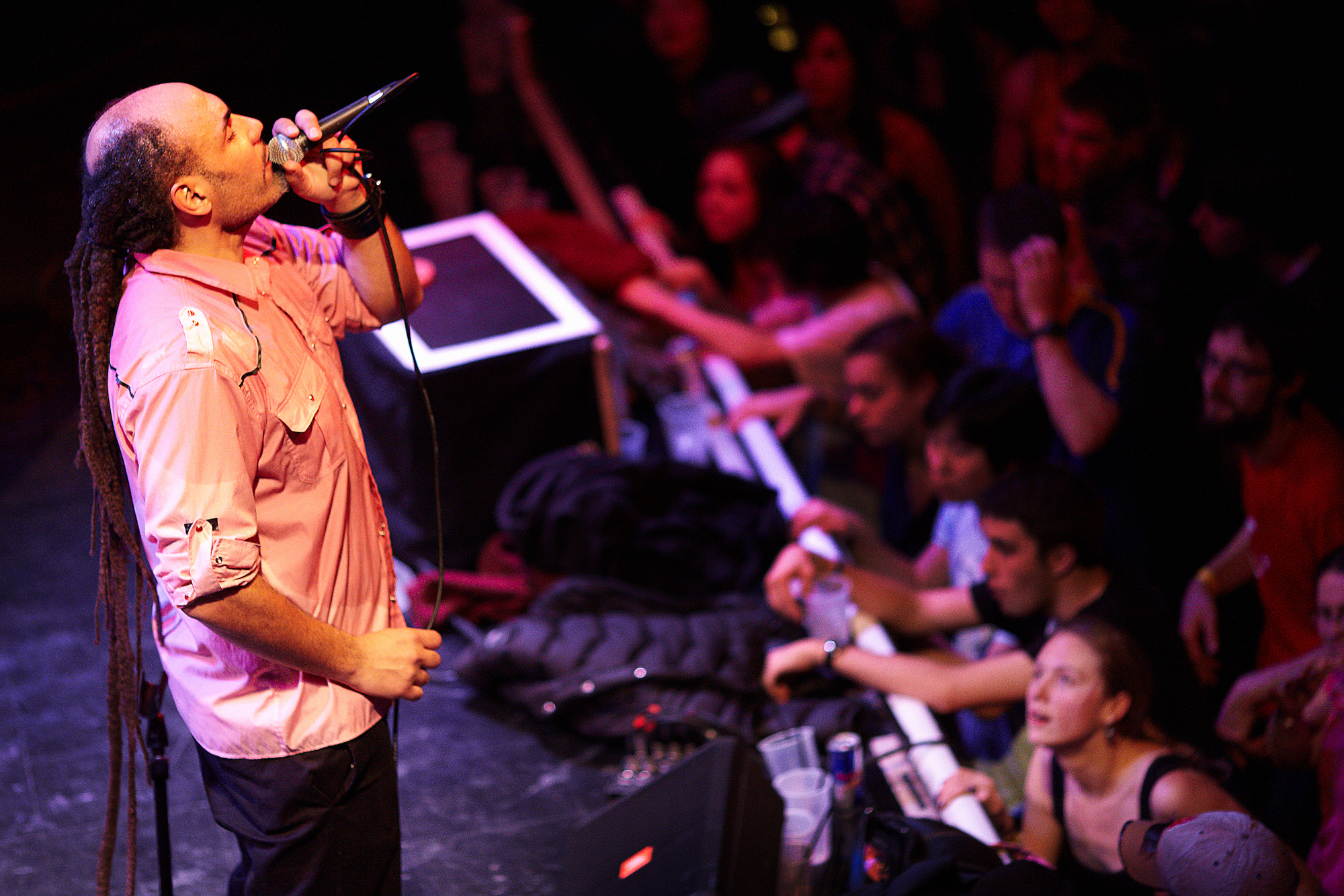Eliott Martin, former lead singer of John Brown's Body, performs at the House of Blues in Boston, MA.