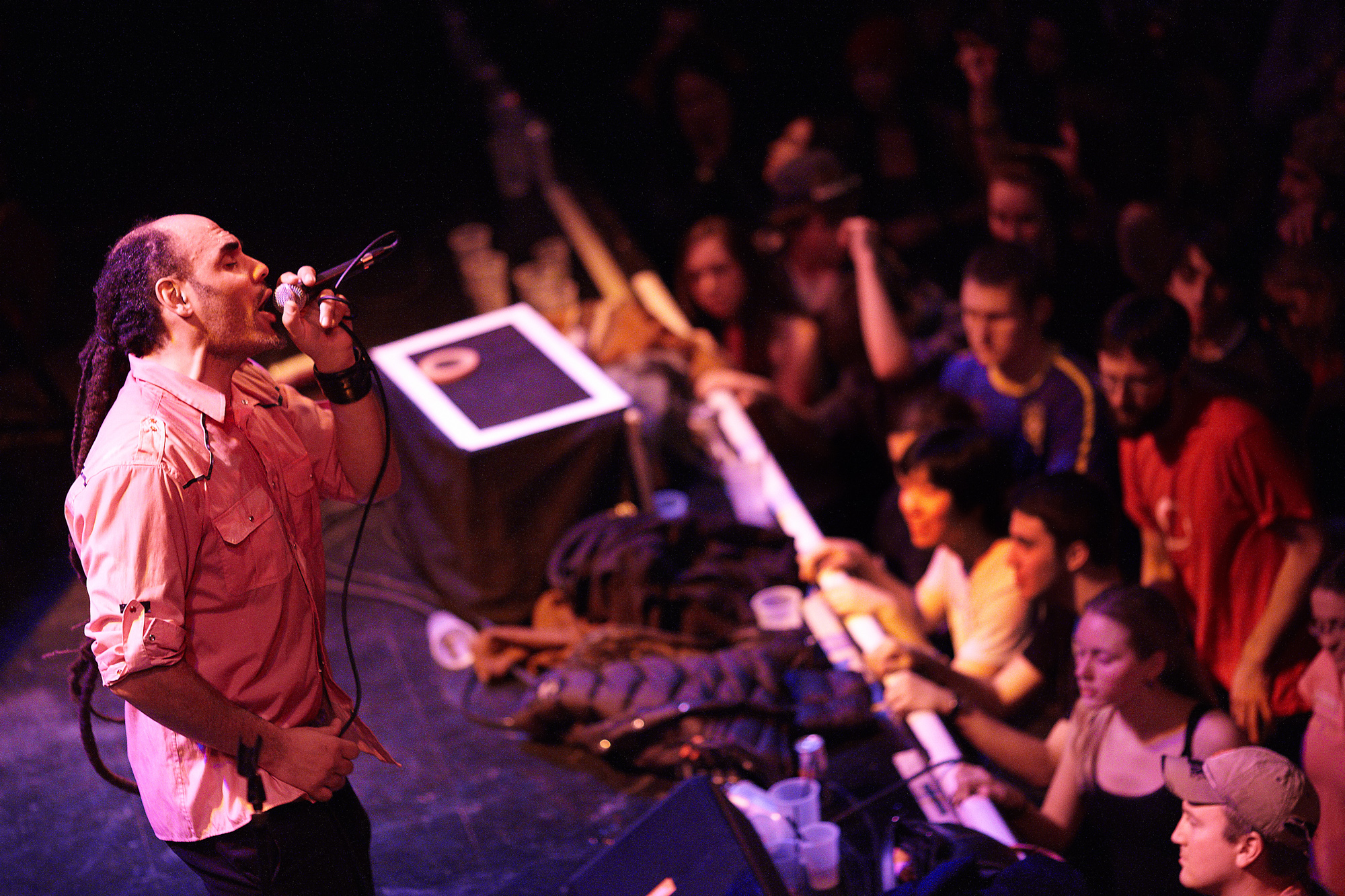 Eliott Martin, former lead singer of John Brown's Body, performs at the House of Blues in Boston, MA.