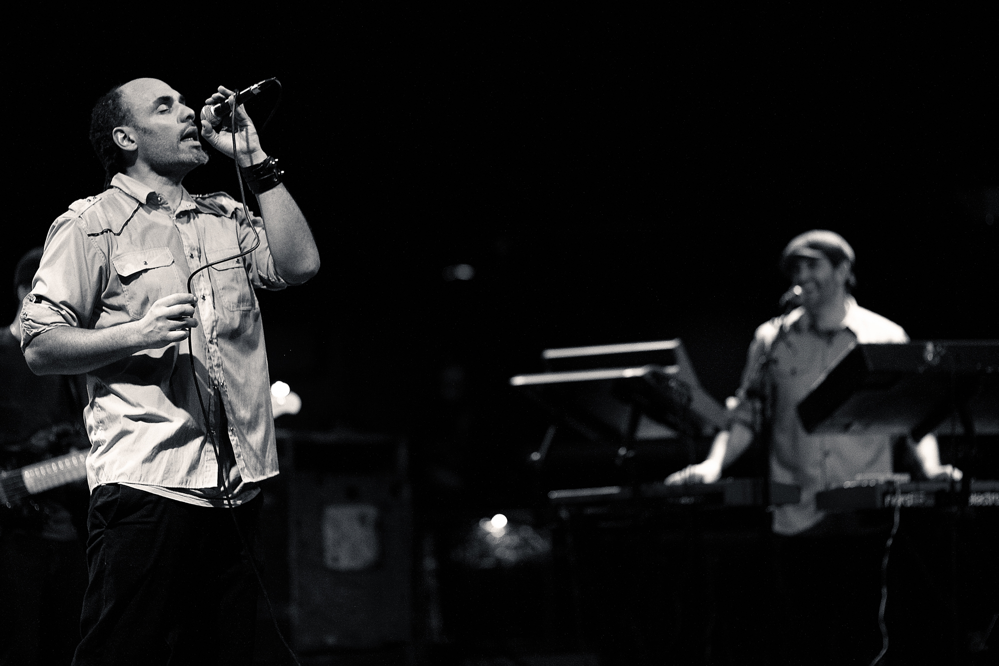 Eliott Martin, former lead singer of John Brown's Body, performs at the House of Blues in Boston, MA.