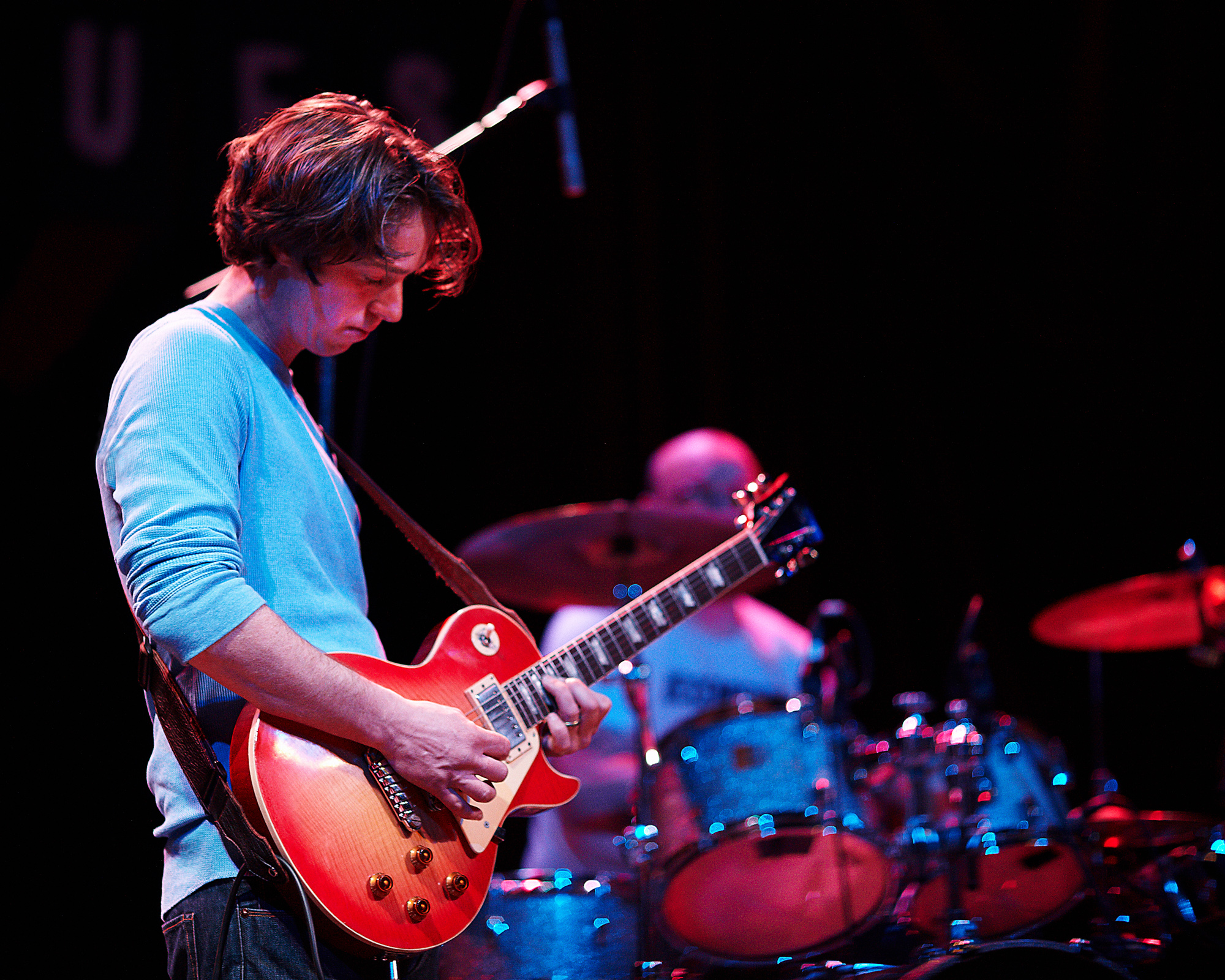 Guitar player for John Brown's Body performs at the House of Blues in Boston, MA January 21, 2011.
