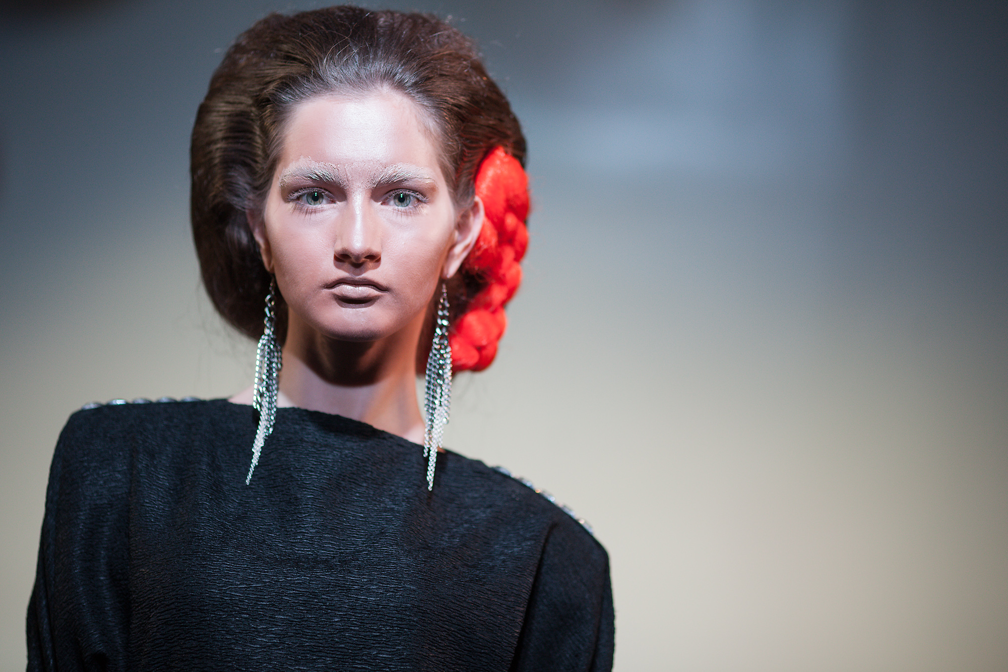 Model showing off DH Studios 2012 collection.