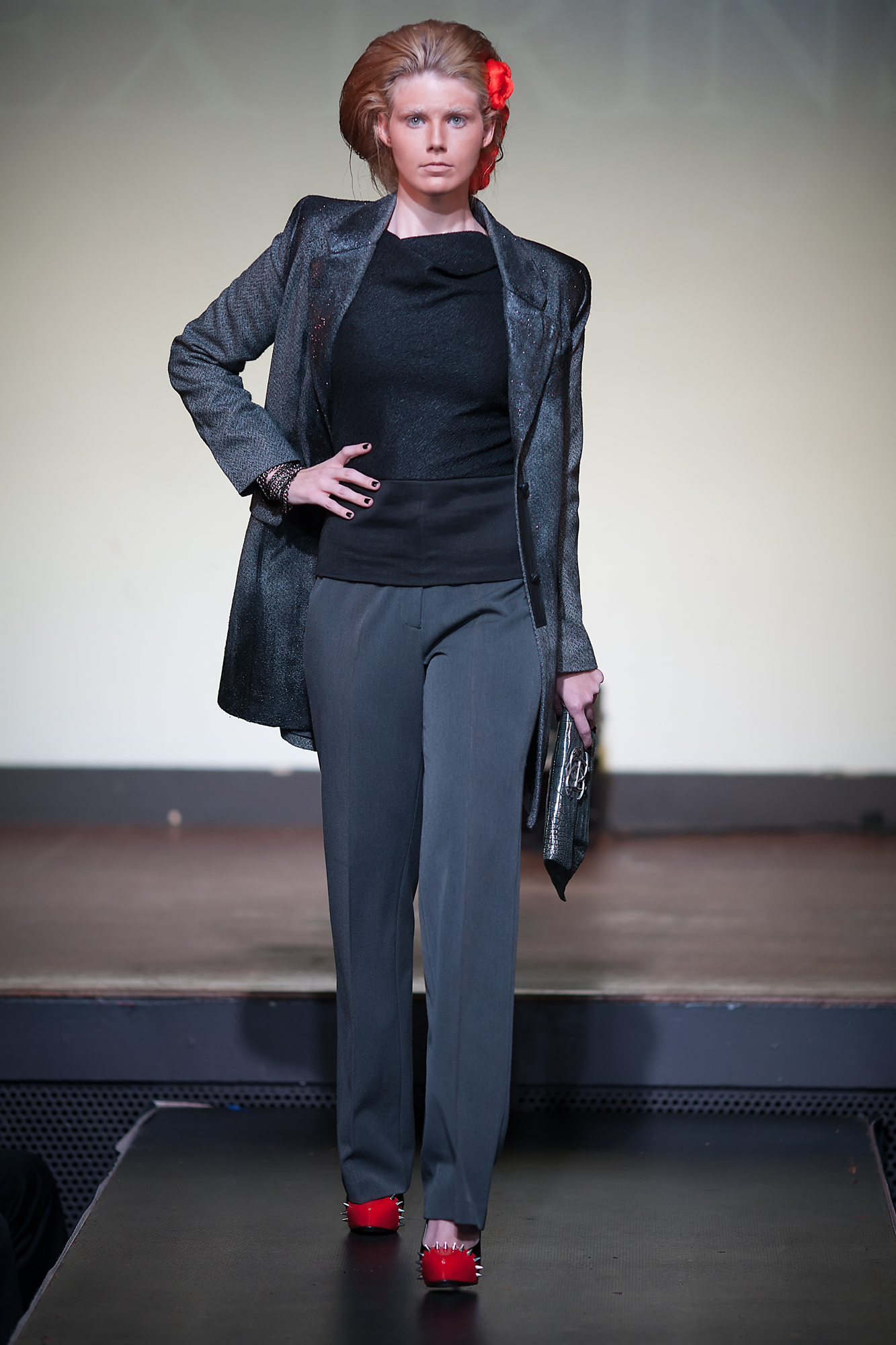 Model showing off DH Studios 2012 collection.