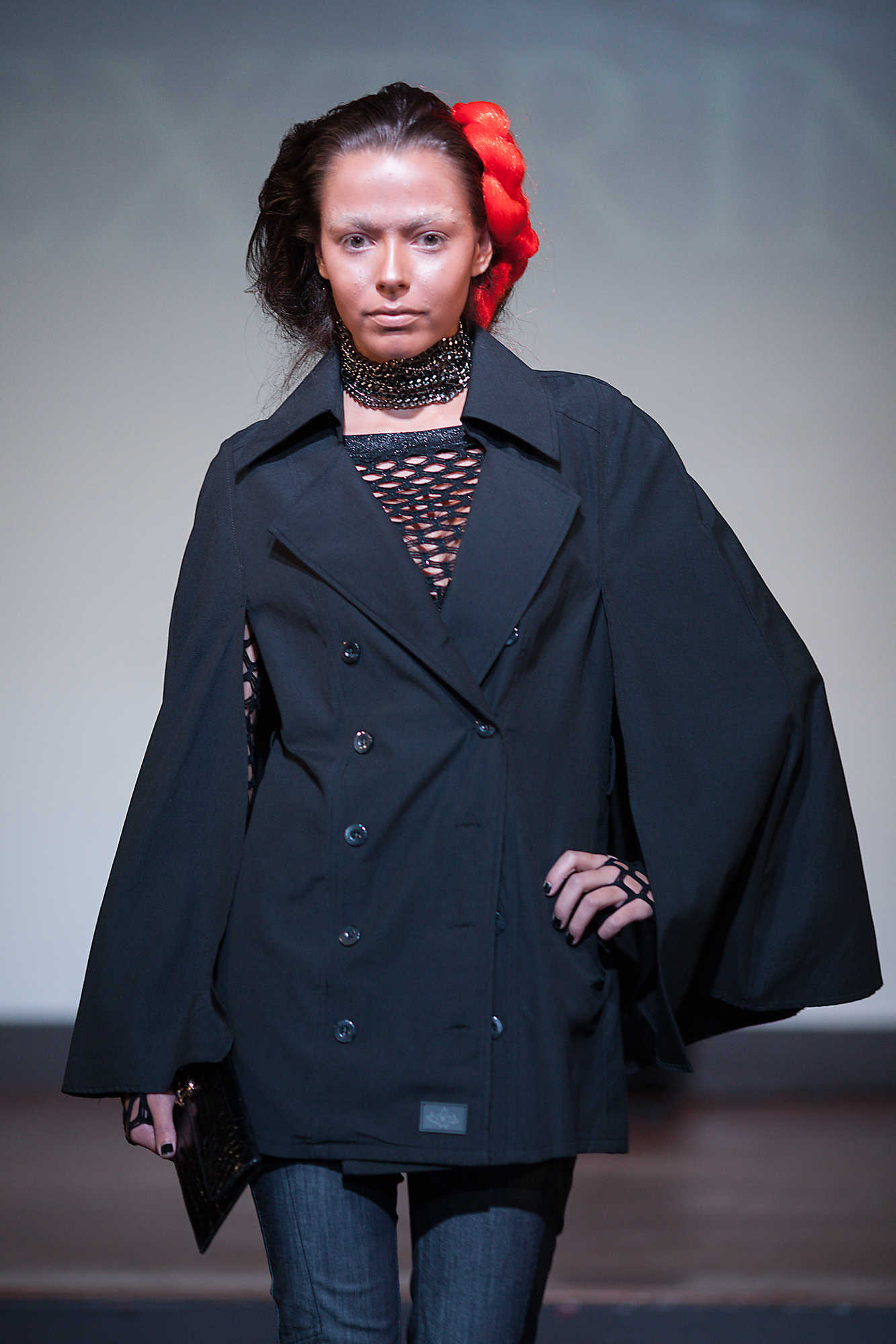 Model showing off DH Studios 2012 collection.