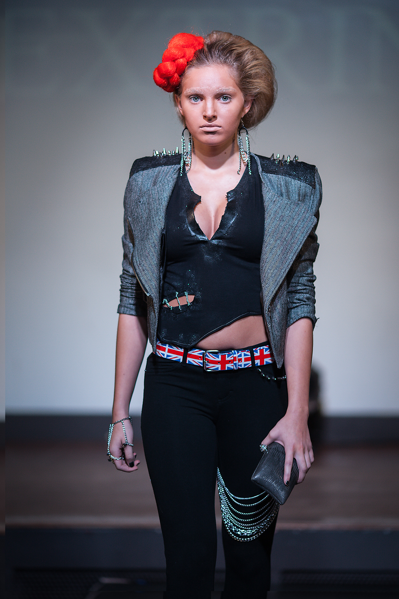 Model showing off DH Studios 2012 collection.