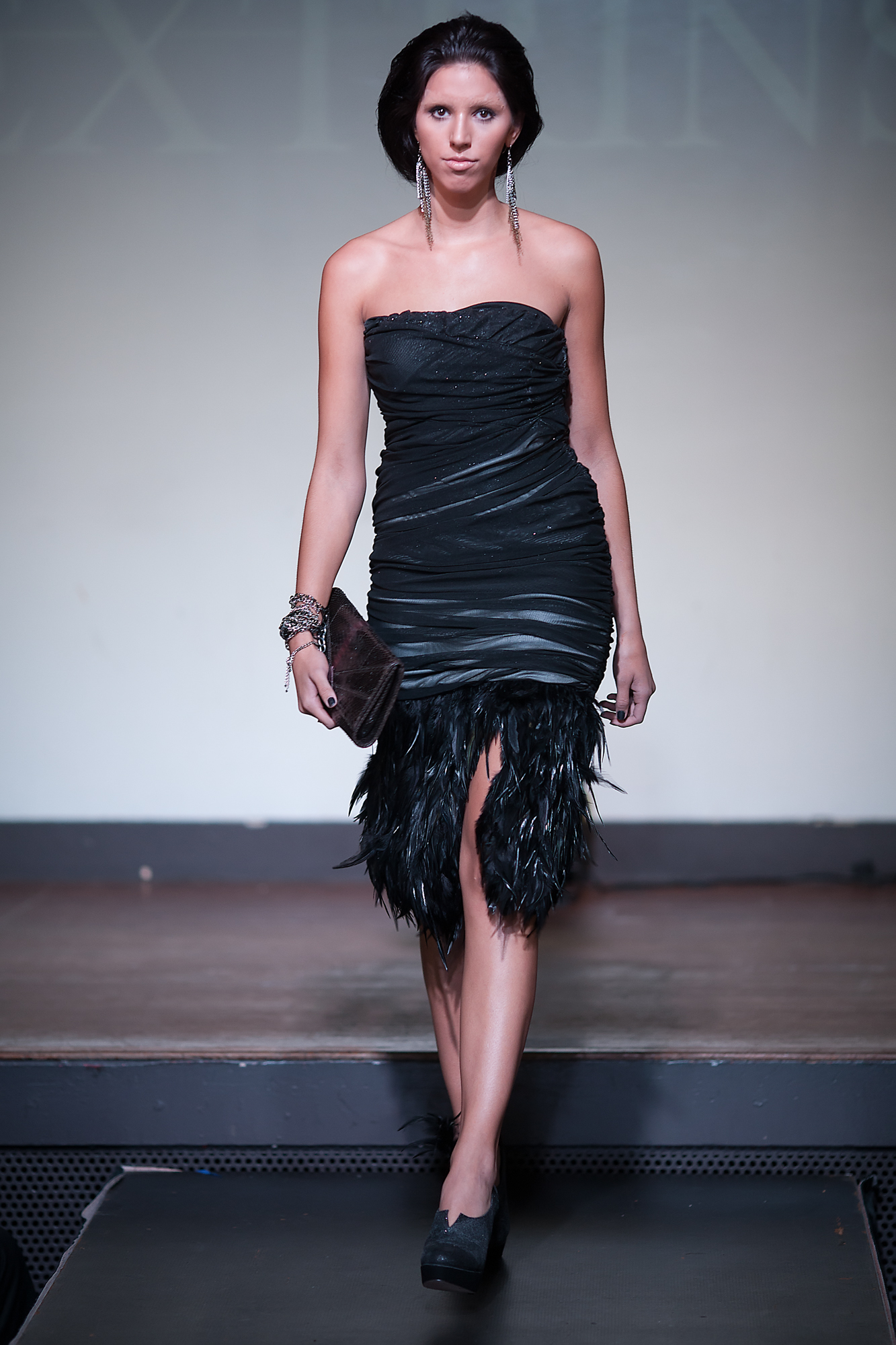 Model showing off DH Studios 2012 collection.