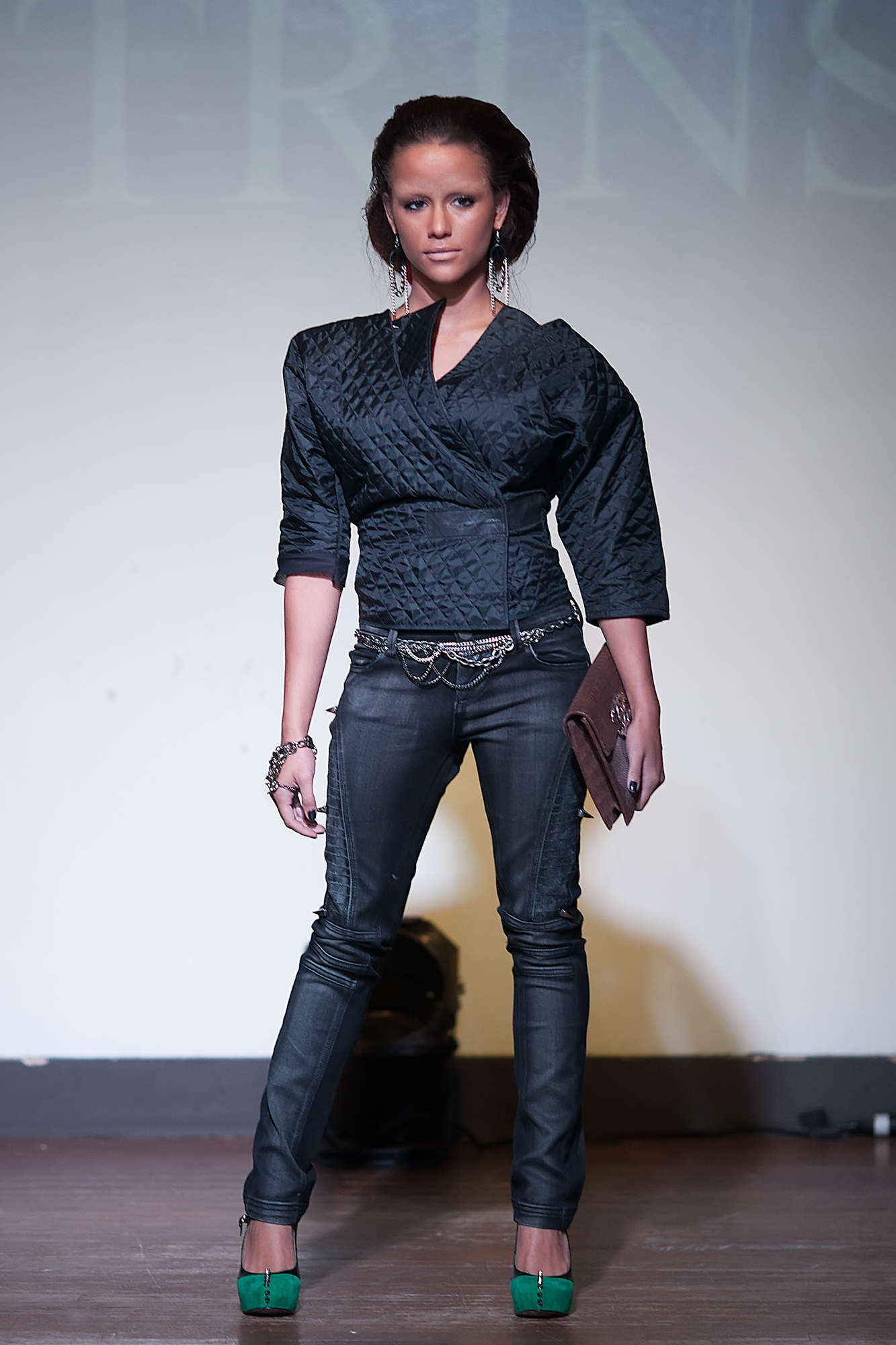 Model showing off DH Studios 2012 collection.