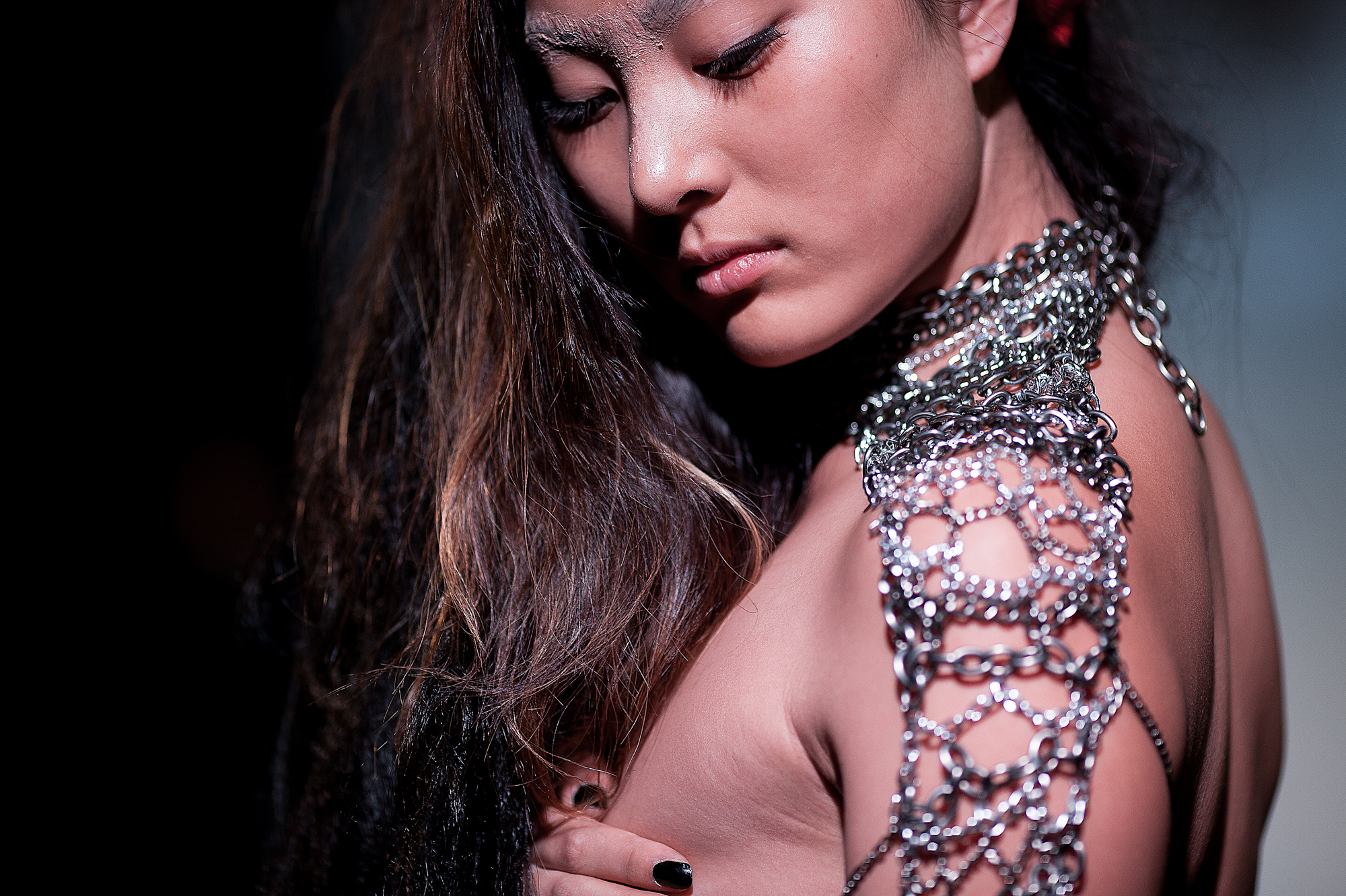 Model showing off DH Studios 2012 collection.