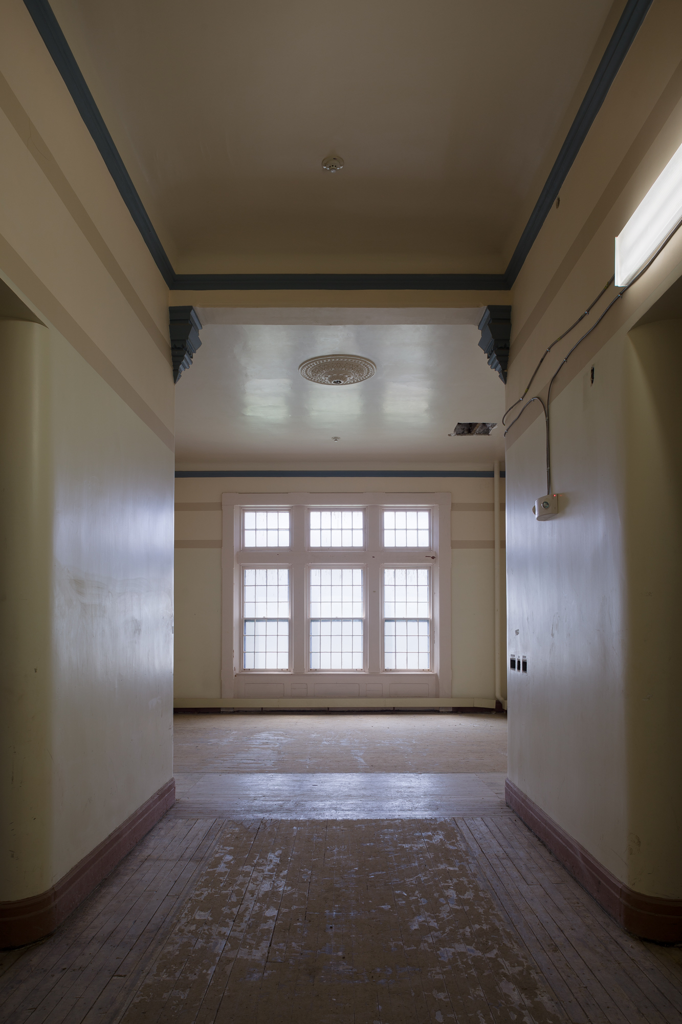 Hallway at Buffalo State Hospital