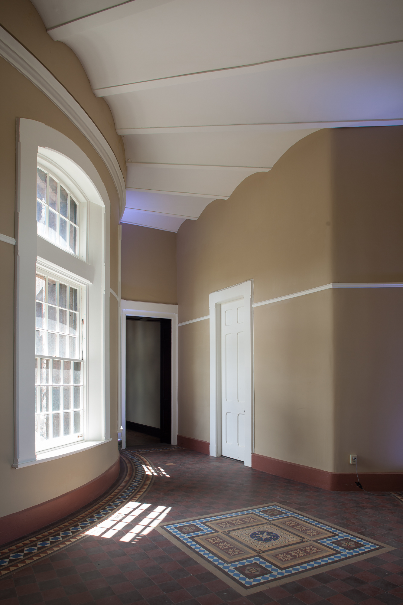 Connector between wings at Buffalo State Hospital