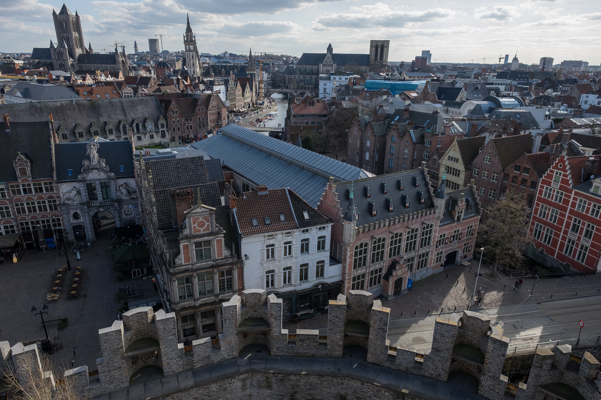 View of Ghent from the Castle of the Counts