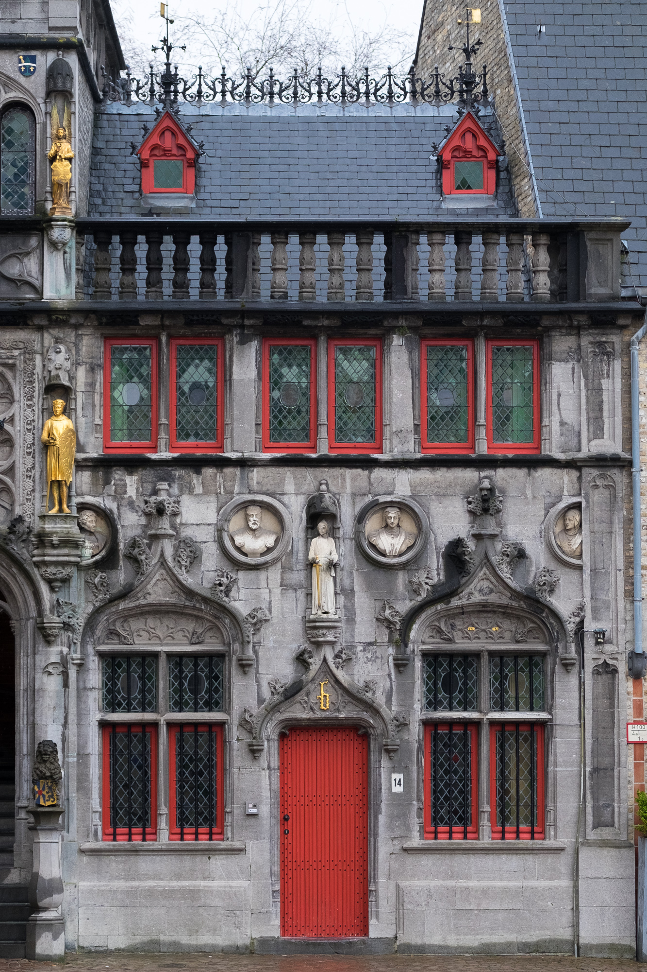 Architecture in Bruges, Belgium