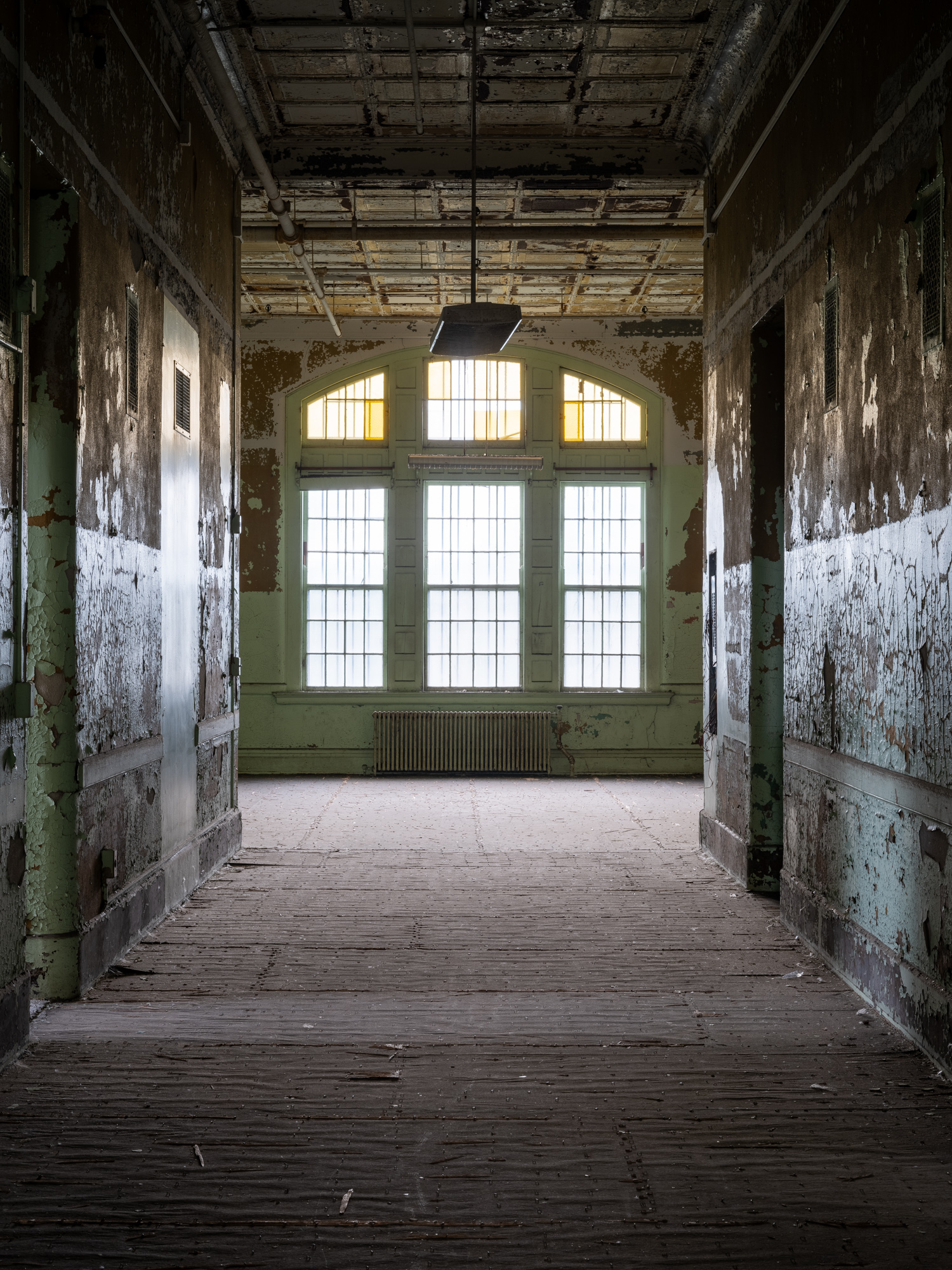 Empty ward at Buffalo State Hospital