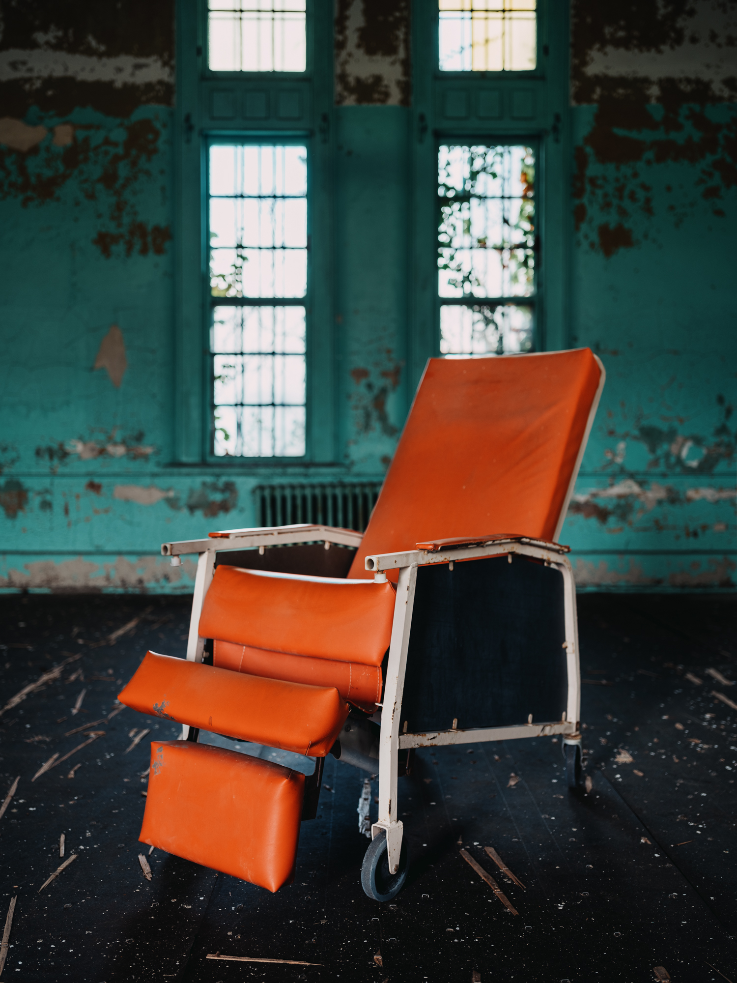 Soft chair at Buffalo State Hospital