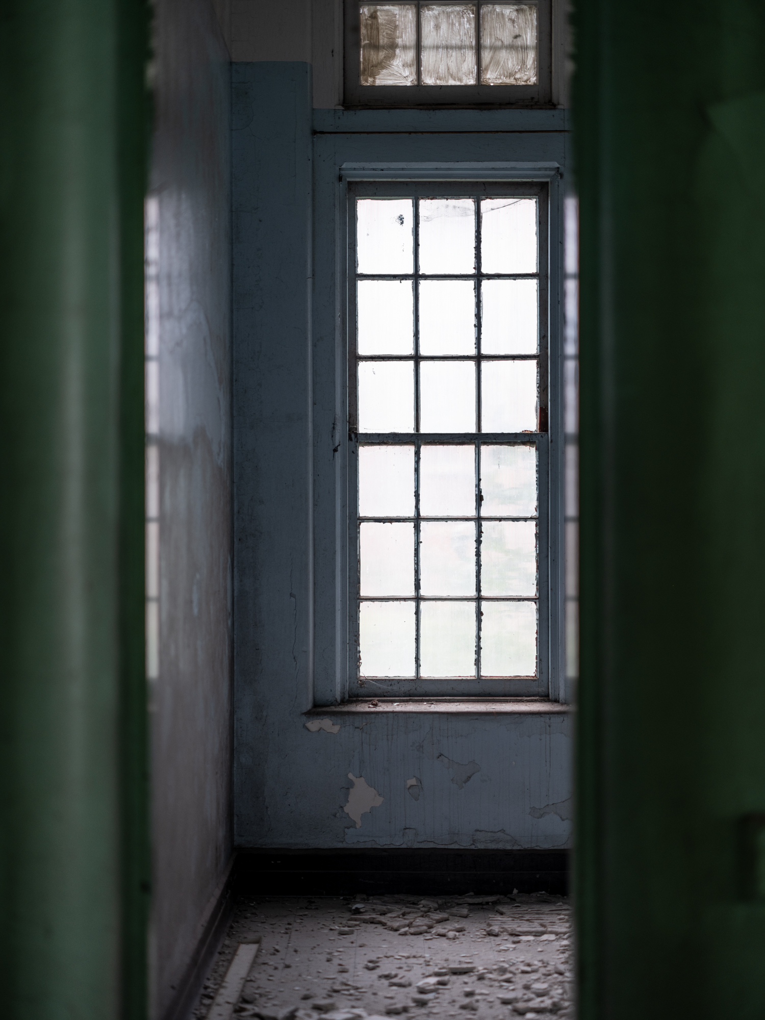 Window in patient room at Buffalo State Hospital