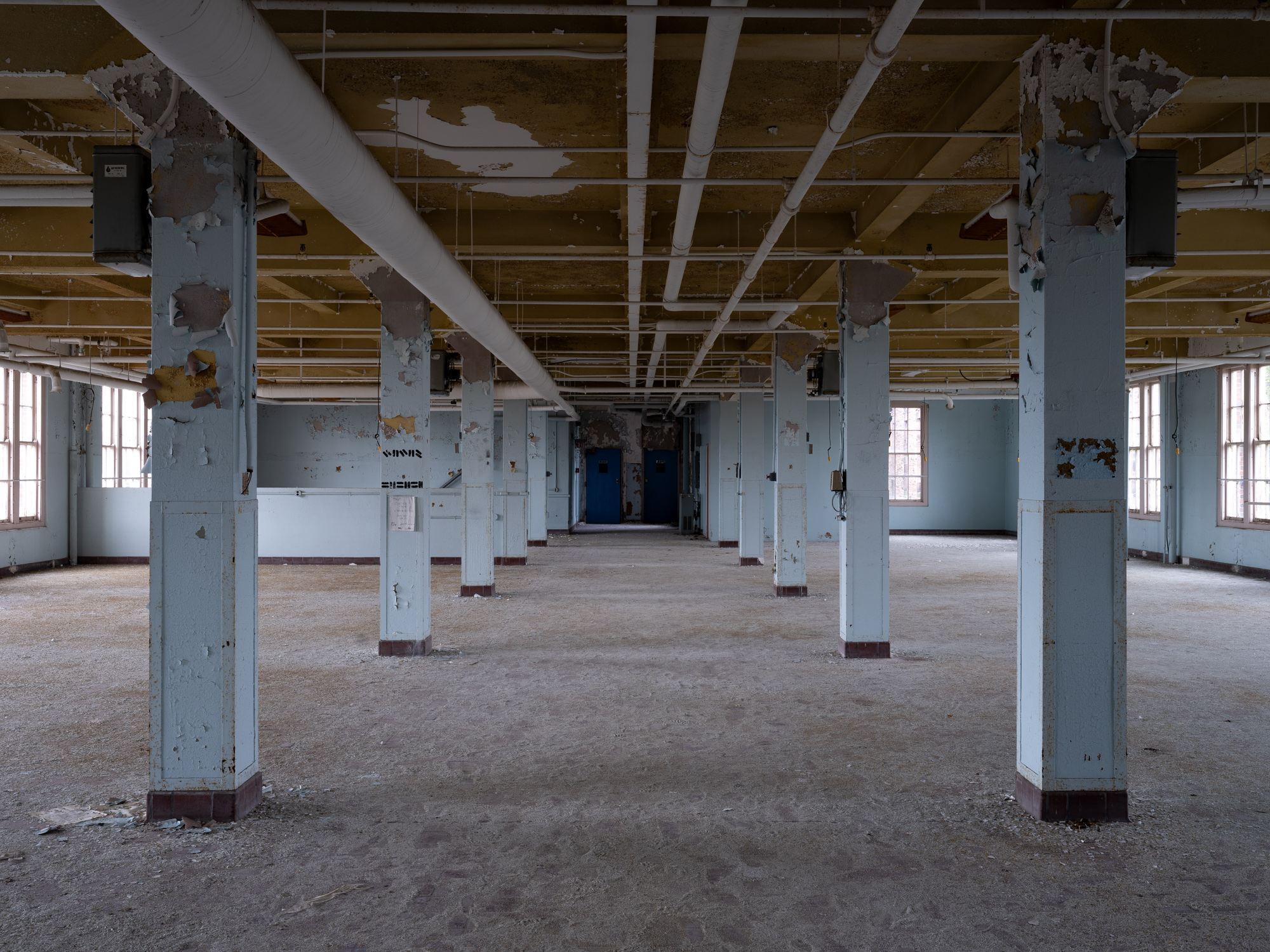 Dining area at Buffalo State Hospital