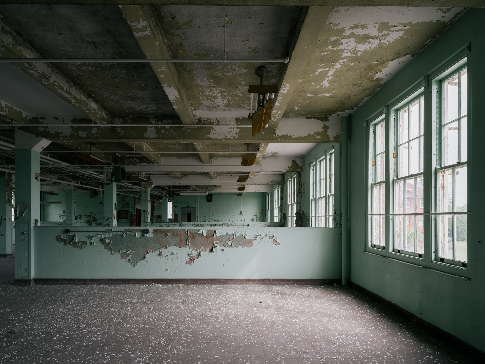 Dining area at Buffalo State Hospital
