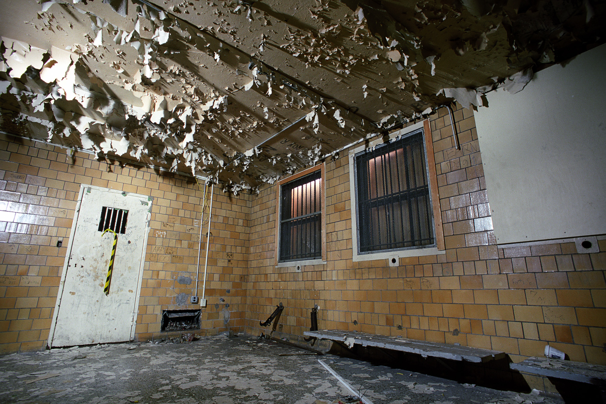 Interior of McGraw Station (6th precinct).