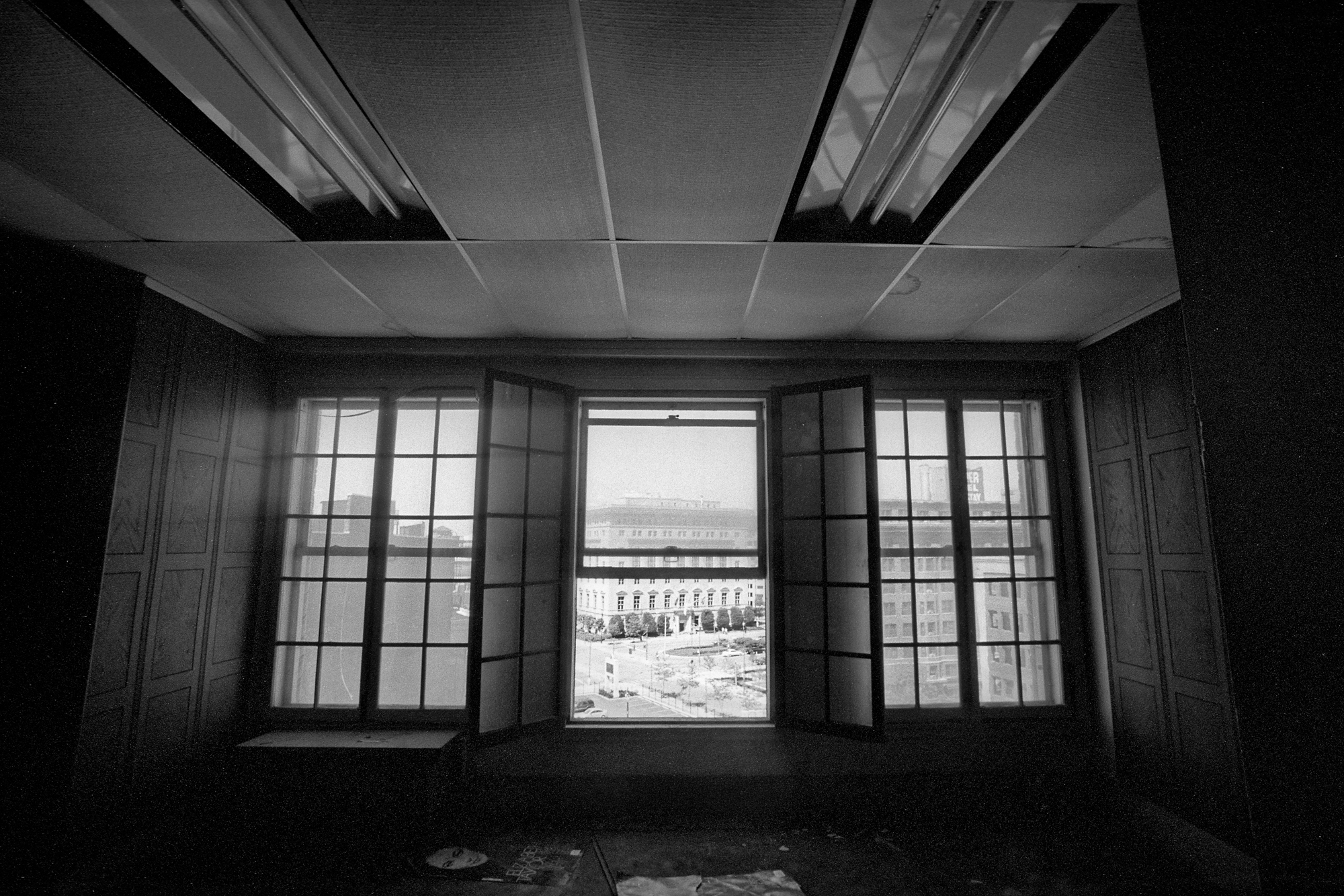 Office in the Wurlitzer building in Detroit, MI